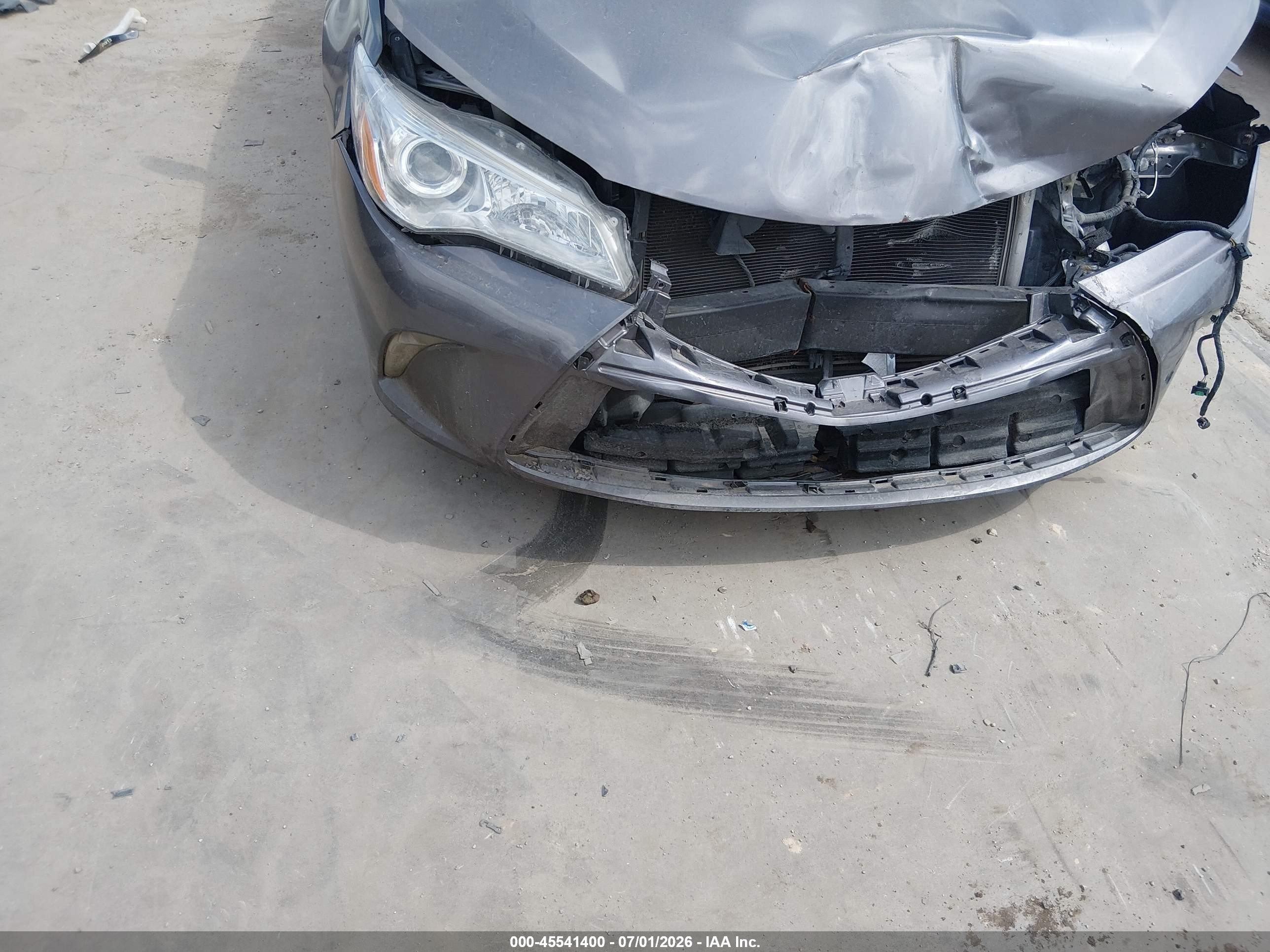 2015 Toyota Camry Se Gray vin: 4T1BF1FK1FU107514