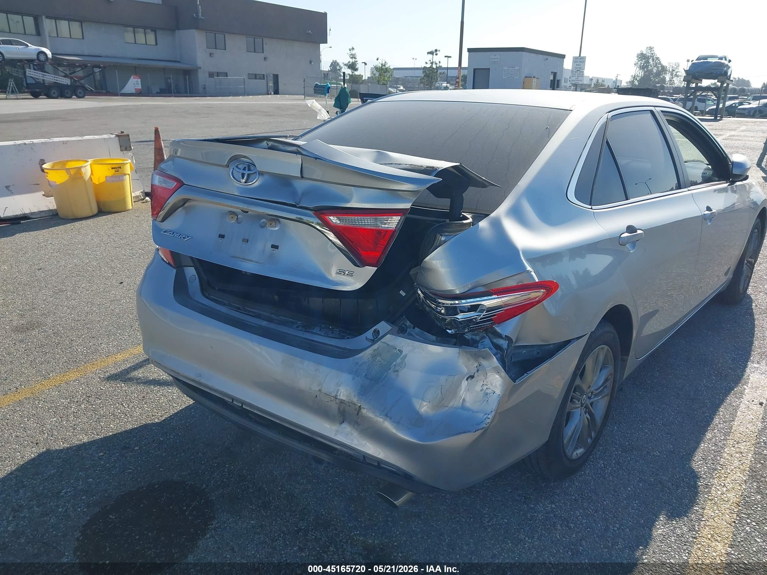 2015 Toyota Camry Se Silver vin: 4T1BF1FK1FU477751