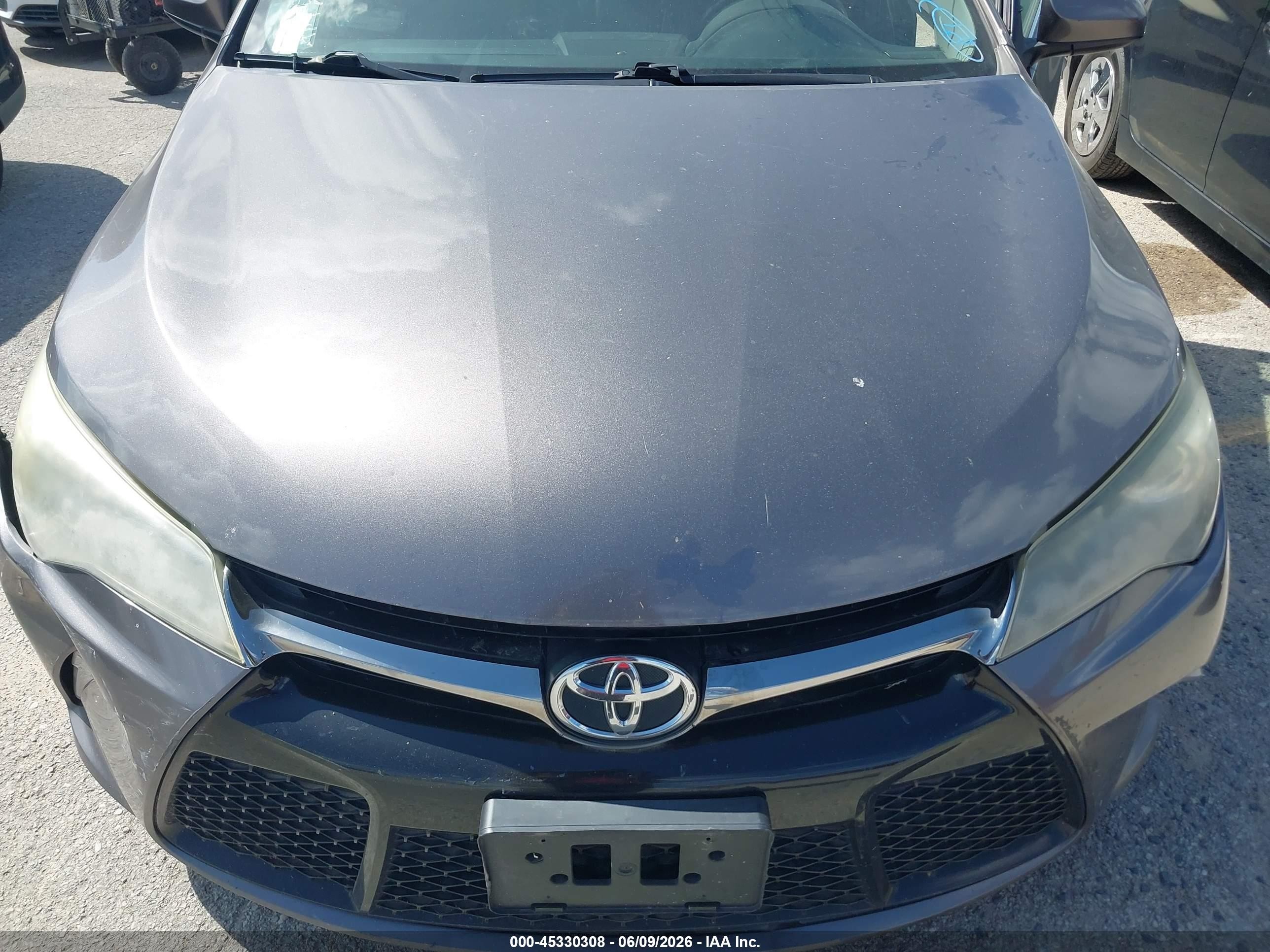 2015 Toyota Camry Se Gray vin: 4T1BF1FK1FU482531