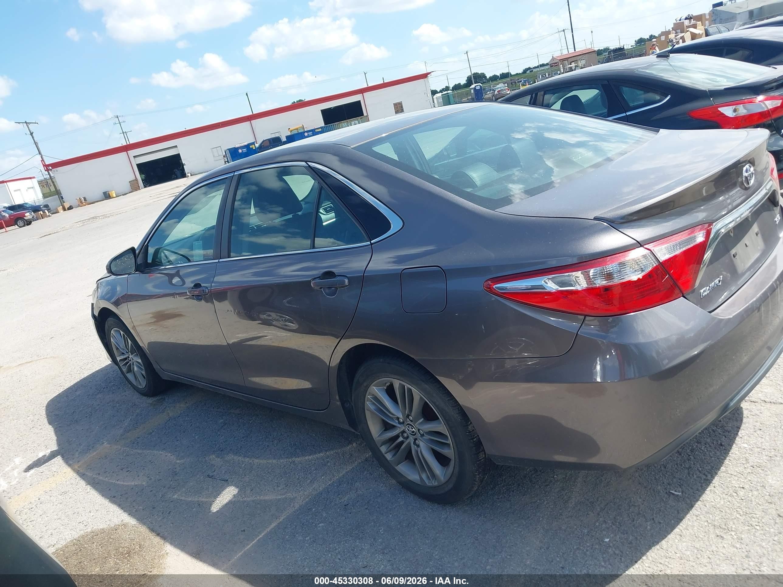 2015 Toyota Camry Se Gray vin: 4T1BF1FK1FU482531