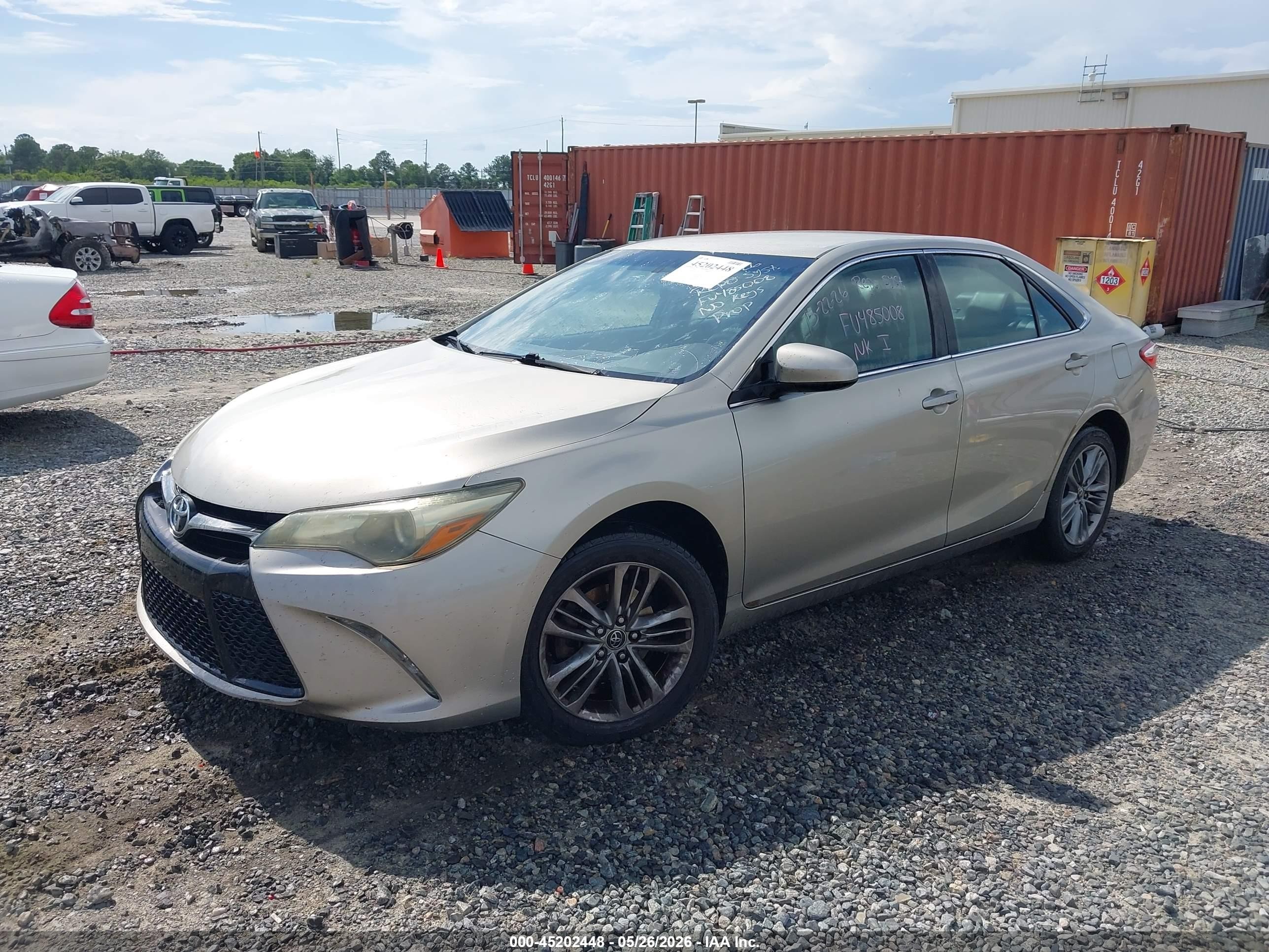 2015 Toyota Camry Se Champagne vin: 4T1BF1FK1FU485008