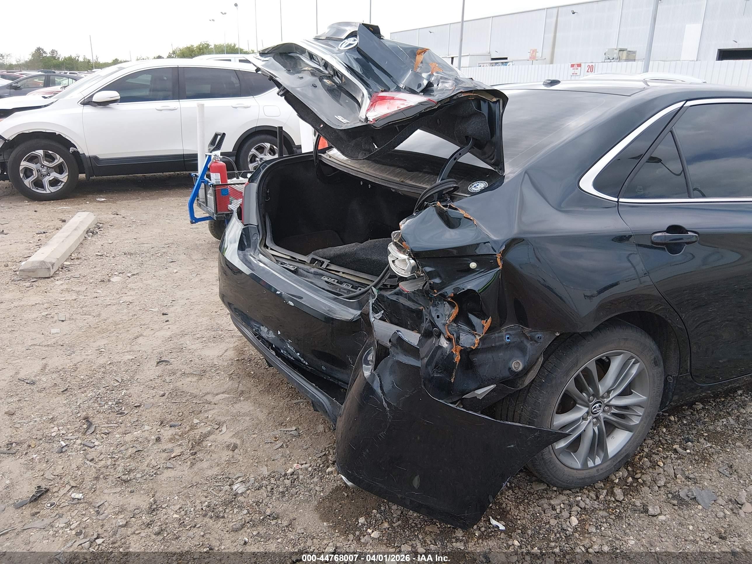 2015 Toyota Camry Se Black vin: 4T1BF1FK1FU488636