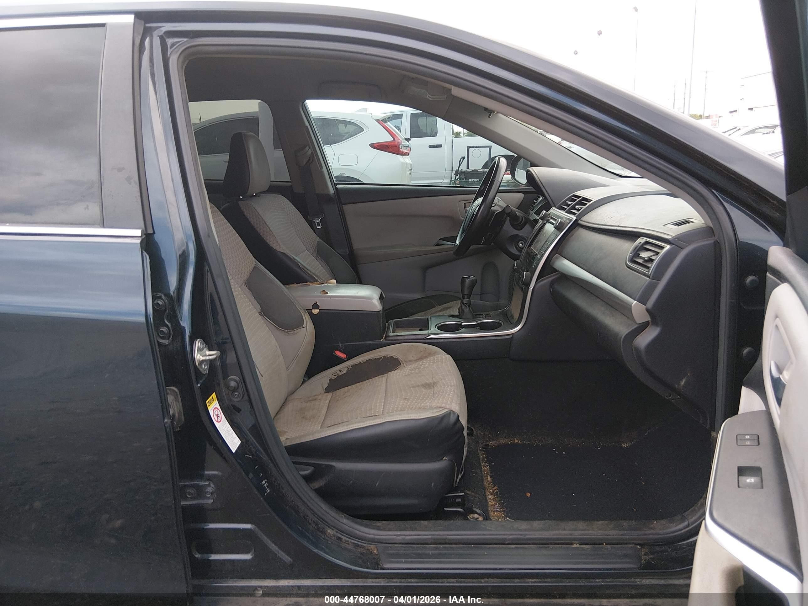 2015 Toyota Camry Se Black vin: 4T1BF1FK1FU488636