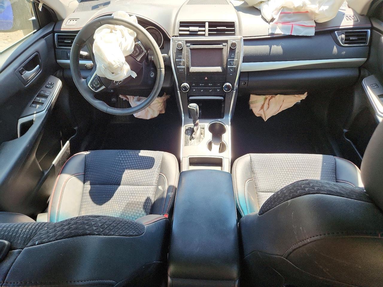 2015 Toyota Camry Se Blue vin: 4T1BF1FK1FU887434