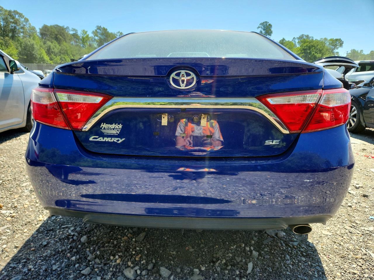 2015 Toyota Camry Se Blue vin: 4T1BF1FK1FU887434