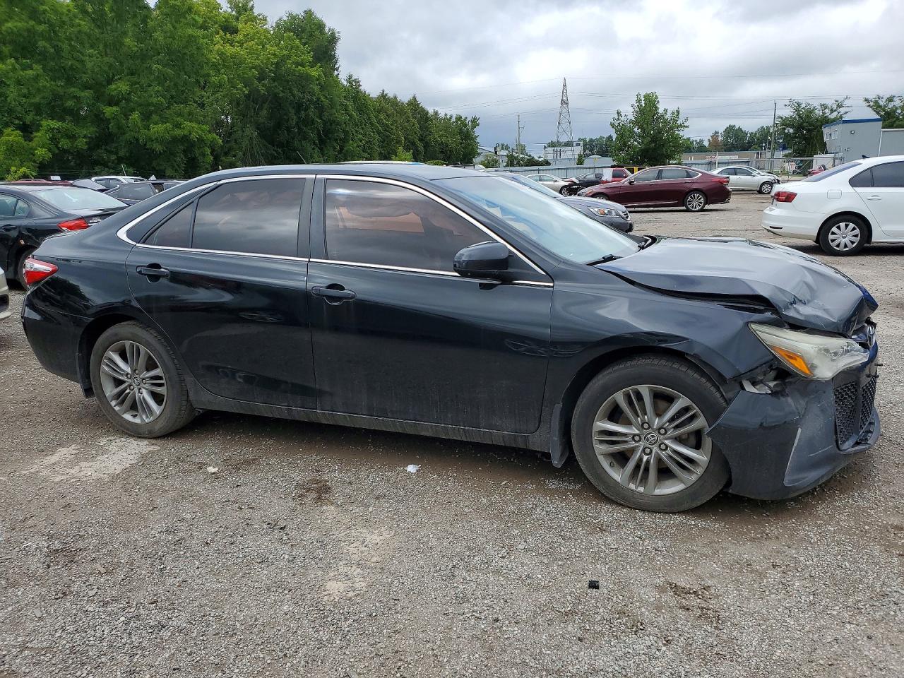 2015 Toyota Camry Le Черный vin: 4T1BF1FK1FU890477