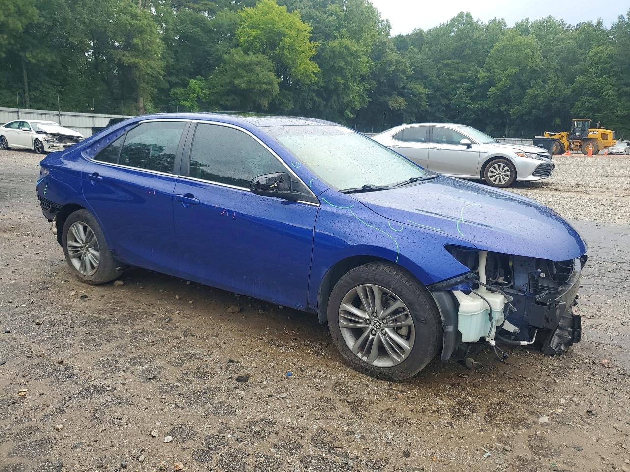 2015 Toyota Camry Se Синий vin: 4T1BF1FK1FU898370