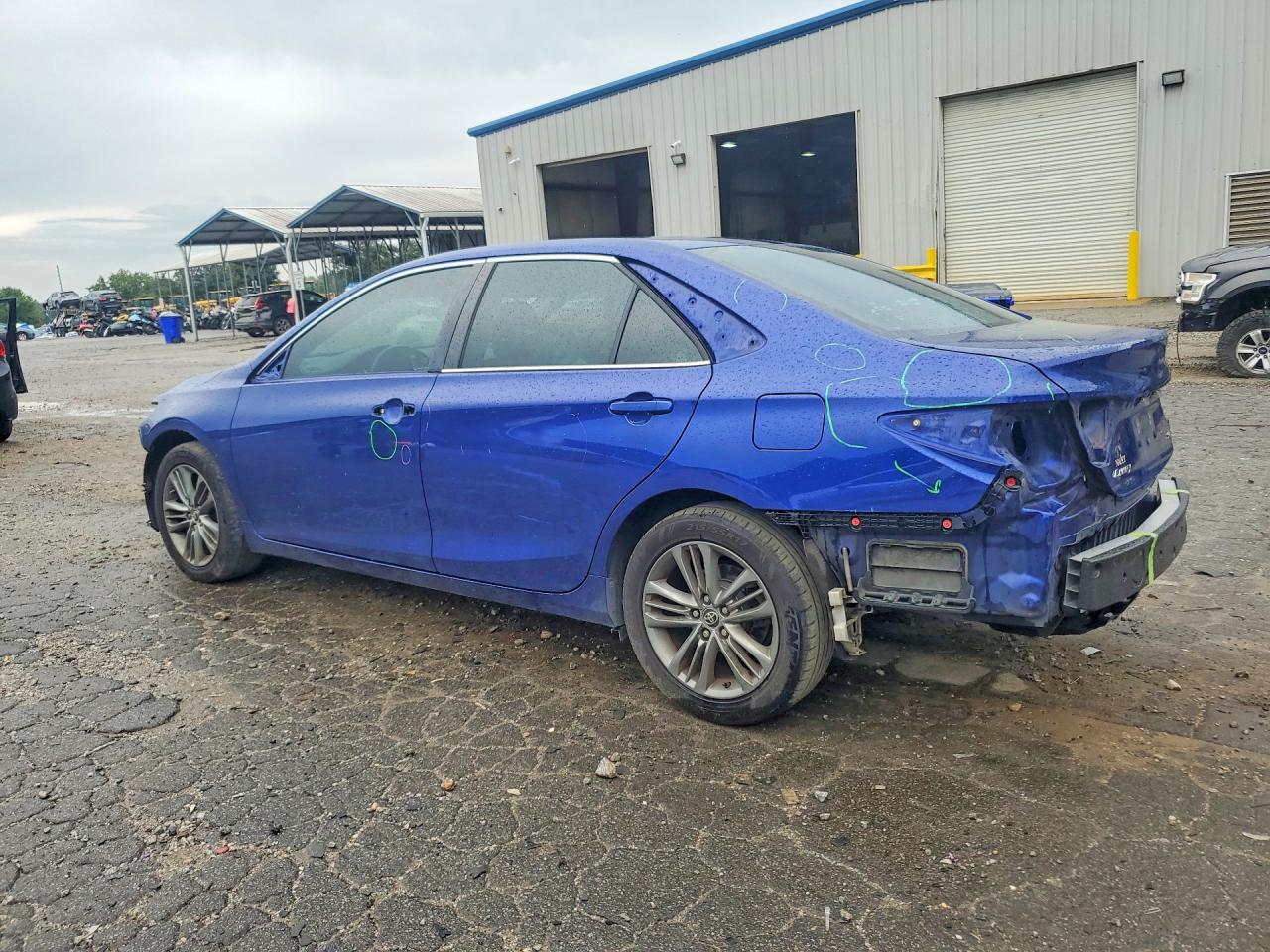 2015 Toyota Camry Se Синий vin: 4T1BF1FK1FU898370