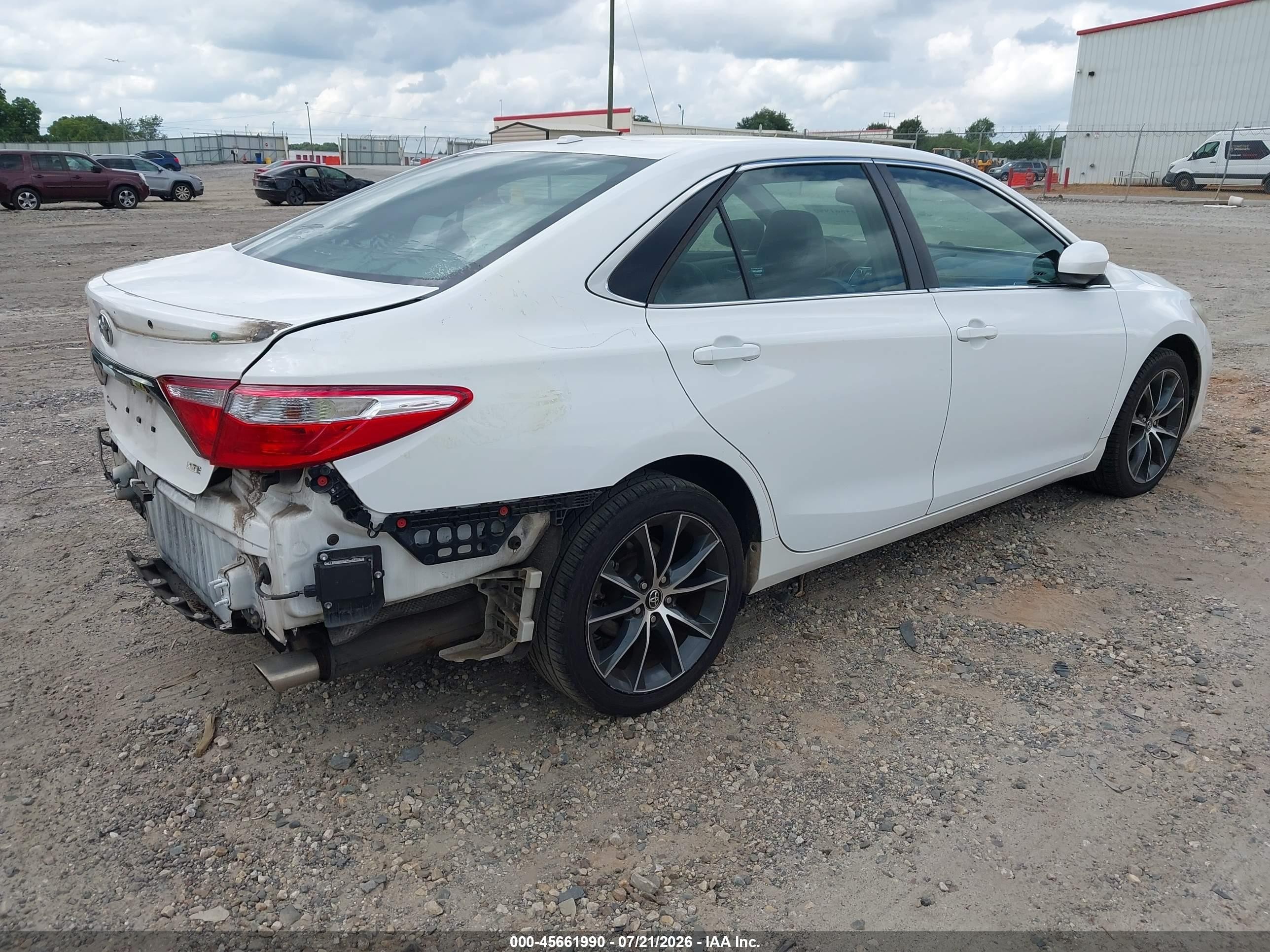 2015 Toyota Camry Xse White vin: 4T1BF1FK1FU905317