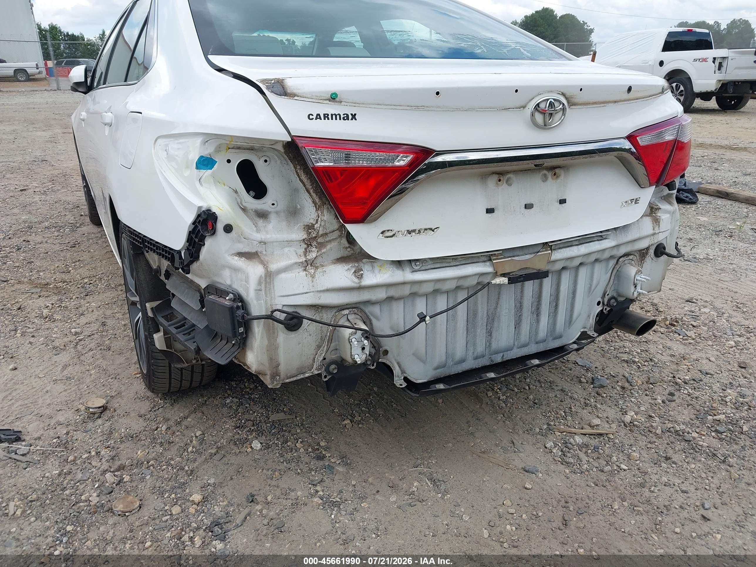 2015 Toyota Camry Xse White vin: 4T1BF1FK1FU905317