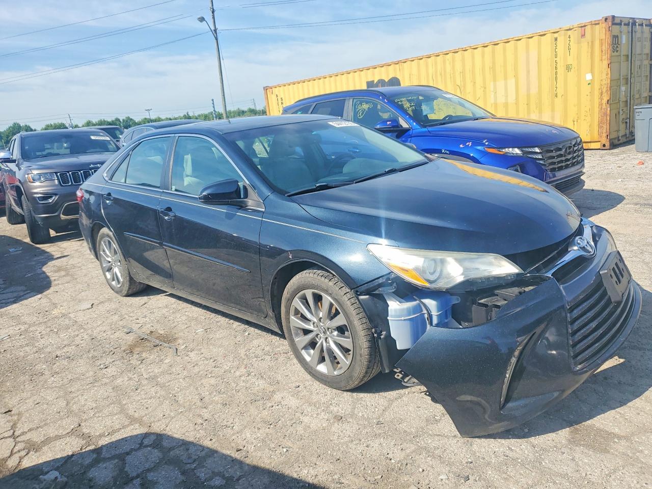 2015 Toyota Camry Xle Gray vin: 4T1BF1FK1FU913014