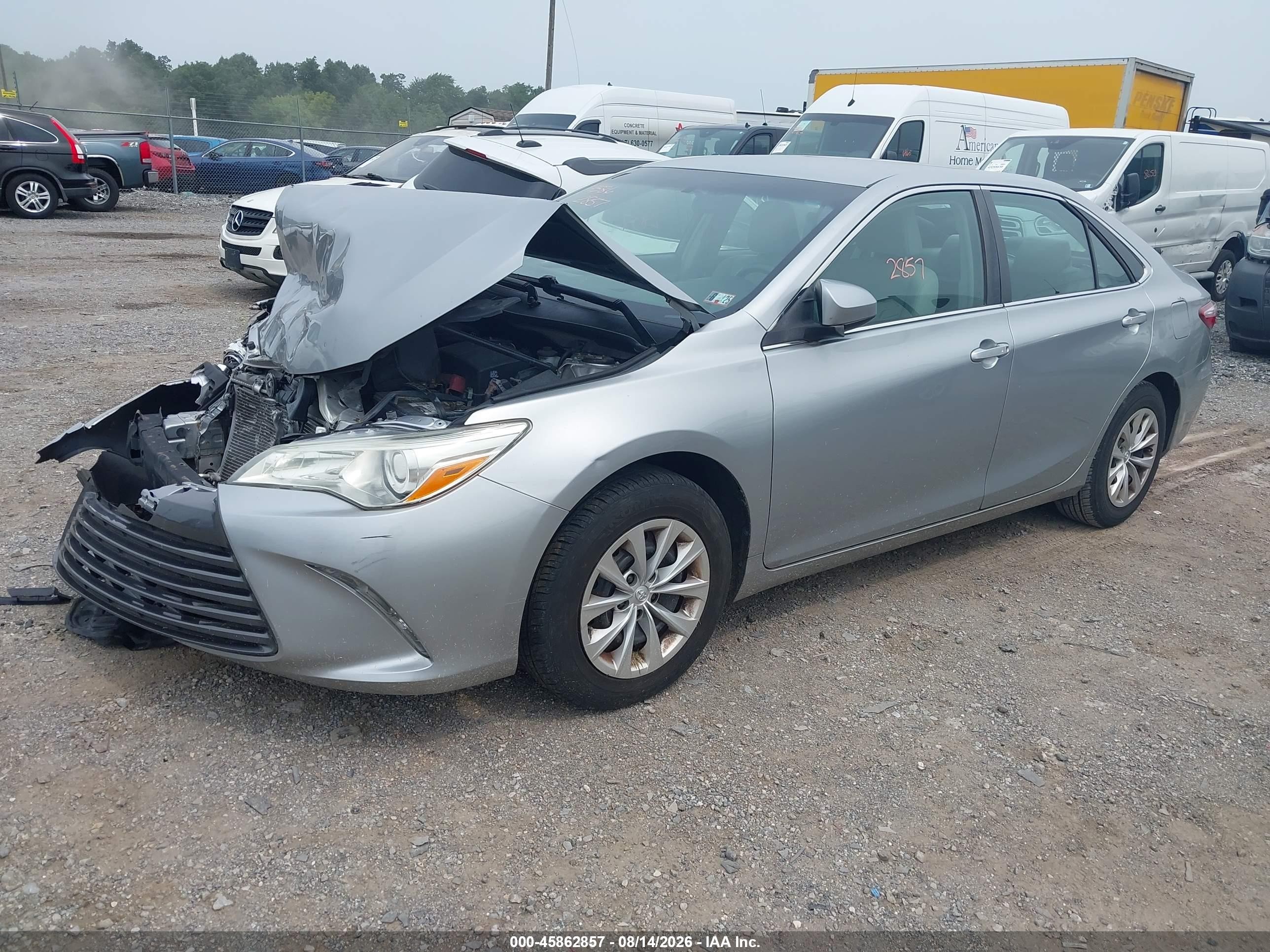 2015 Toyota Camry Le Silver vin: 4T1BF1FK1FU915605