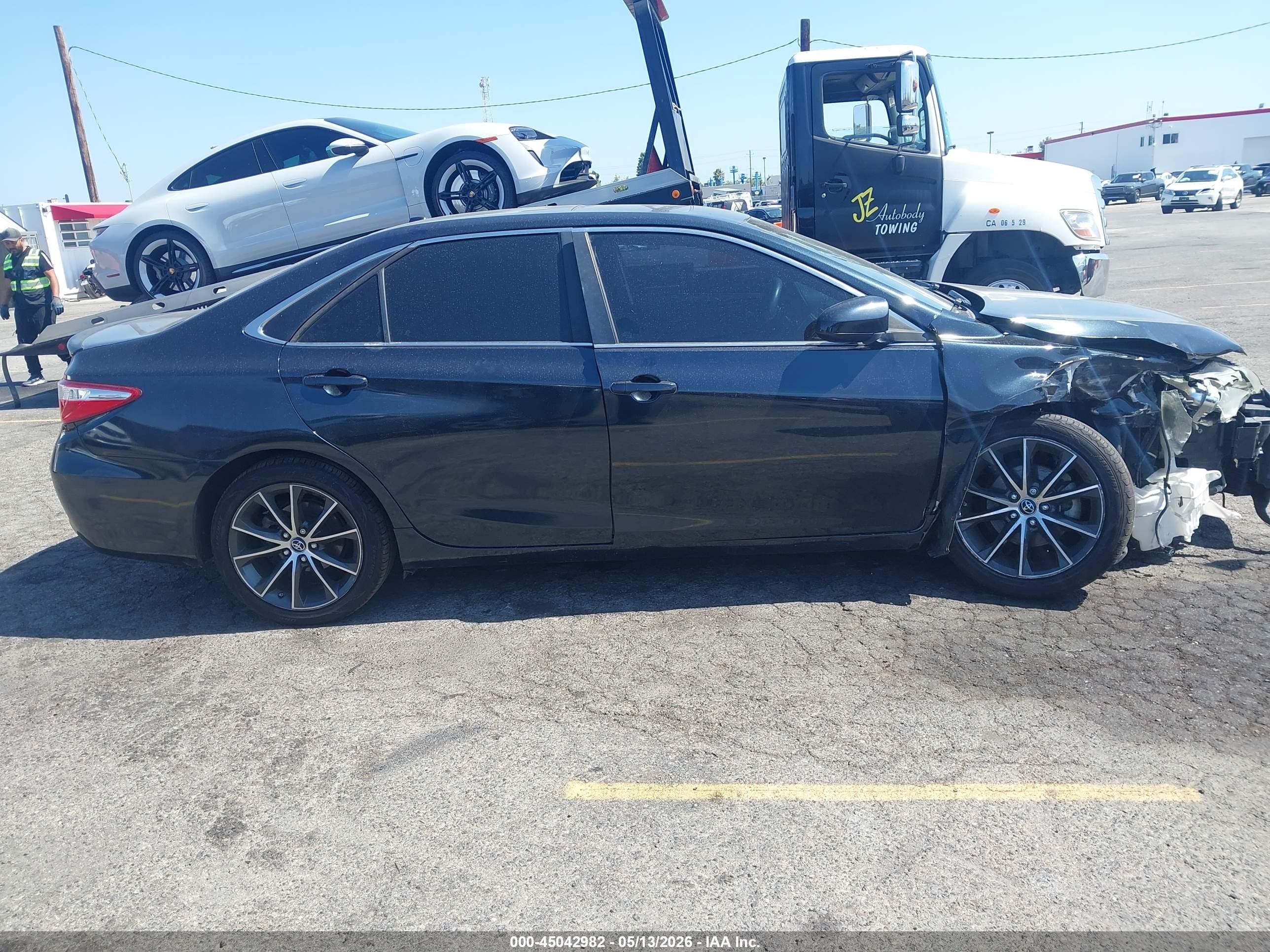 2015 Toyota Camry Xse Черный vin: 4T1BF1FK1FU917452