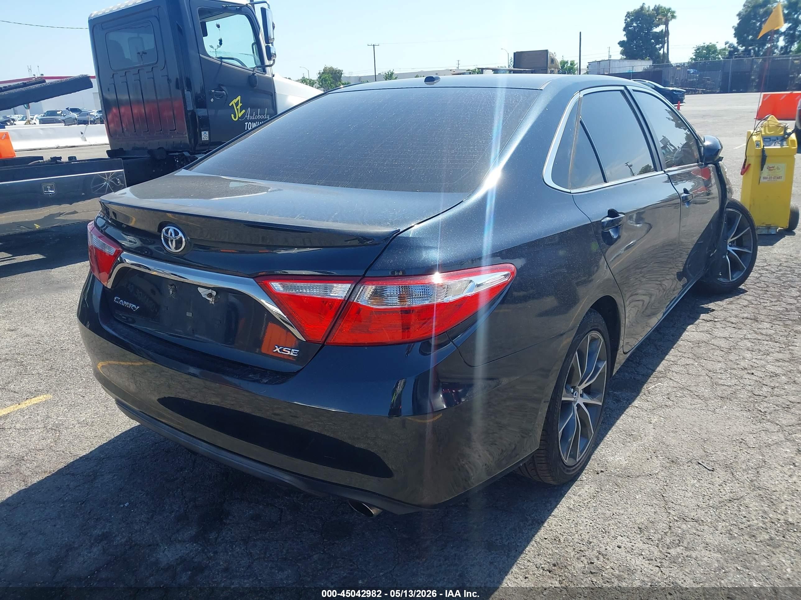 2015 Toyota Camry Xse Черный vin: 4T1BF1FK1FU917452