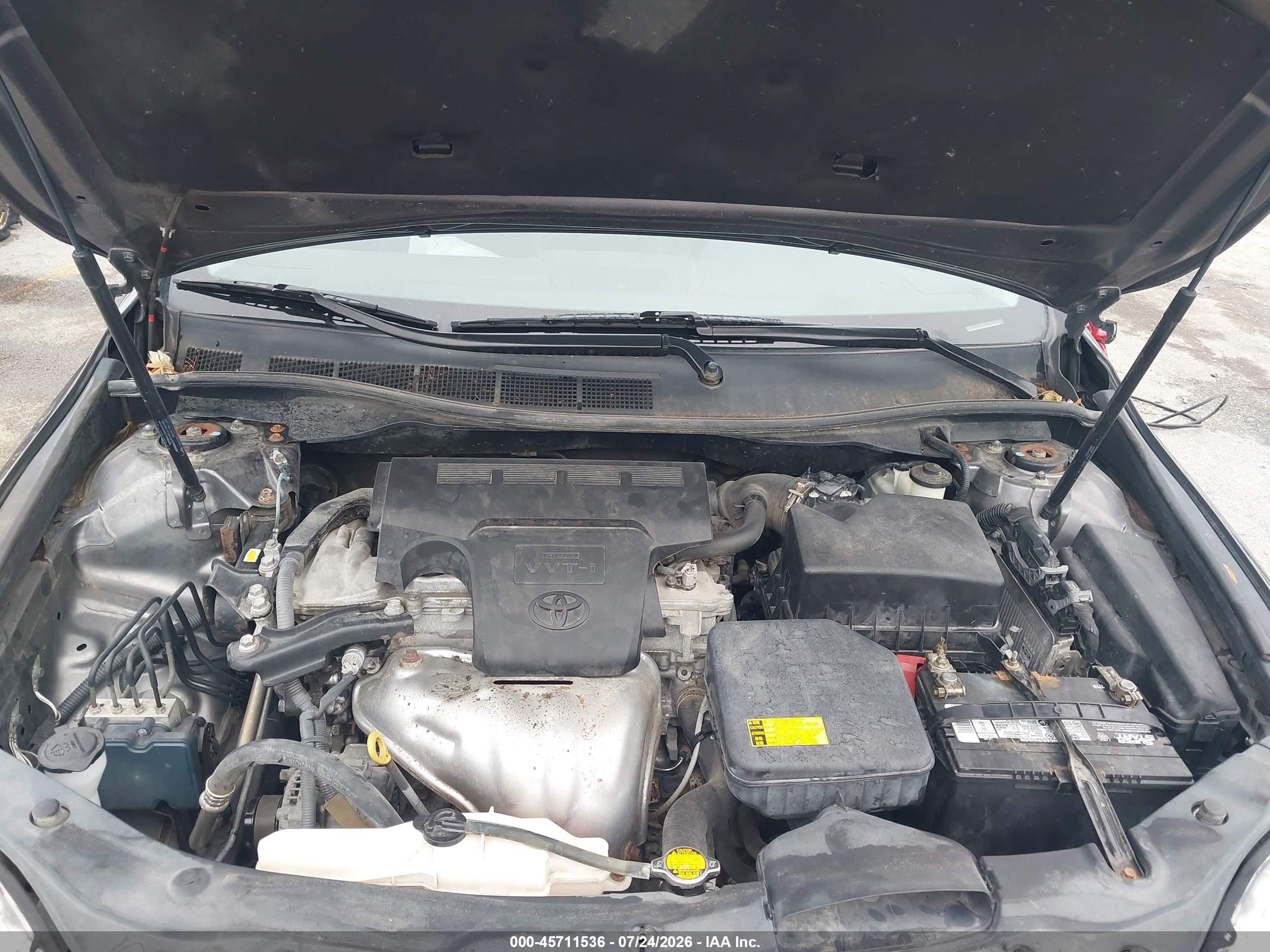 2015 Toyota Camry Se Gray vin: 4T1BF1FK1FU927124