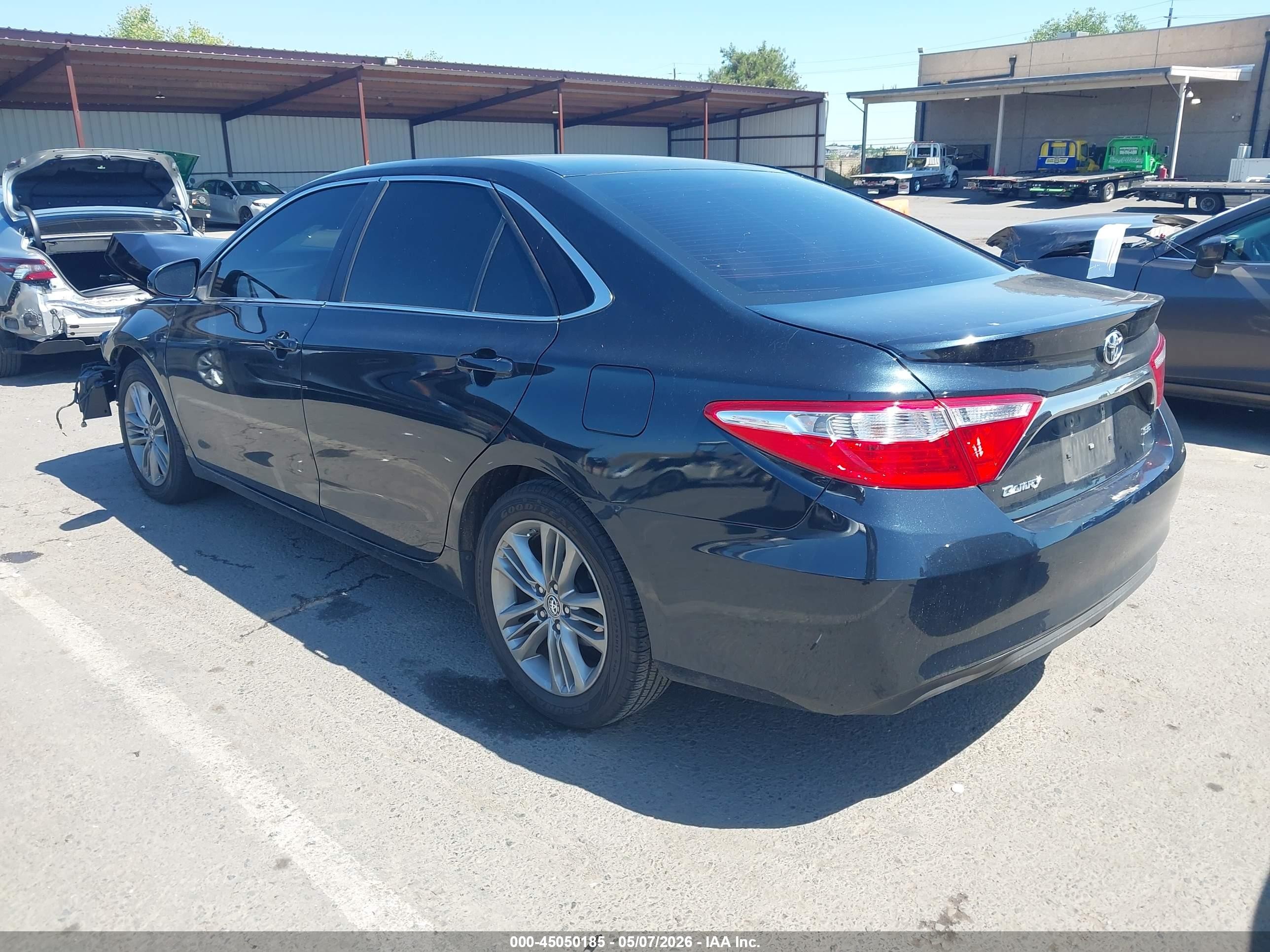 2015 Toyota Camry Se Dark Blue vin: 4T1BF1FK1FU933523