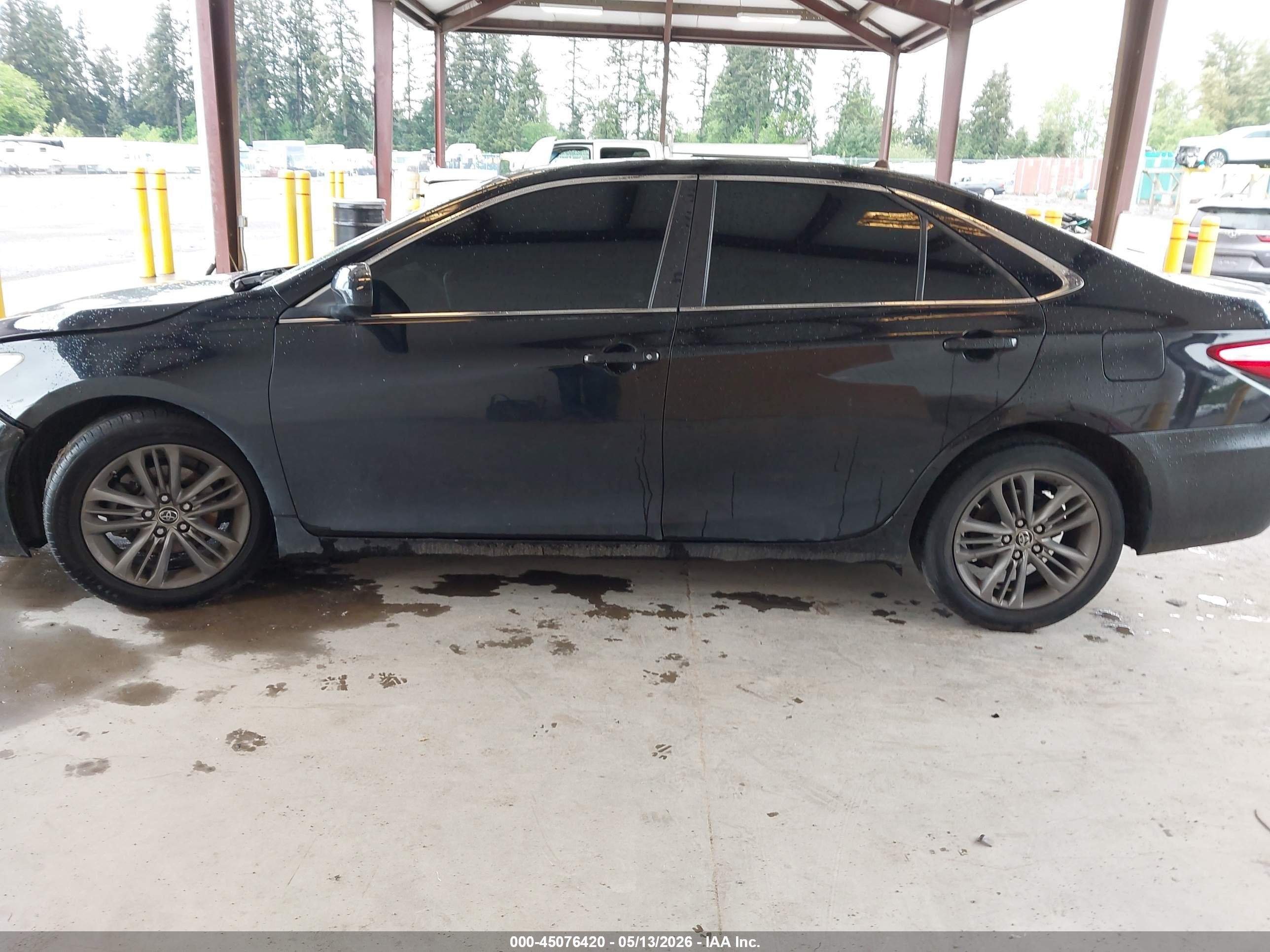2015 Toyota Camry Se Black vin: 4T1BF1FK1FU960768