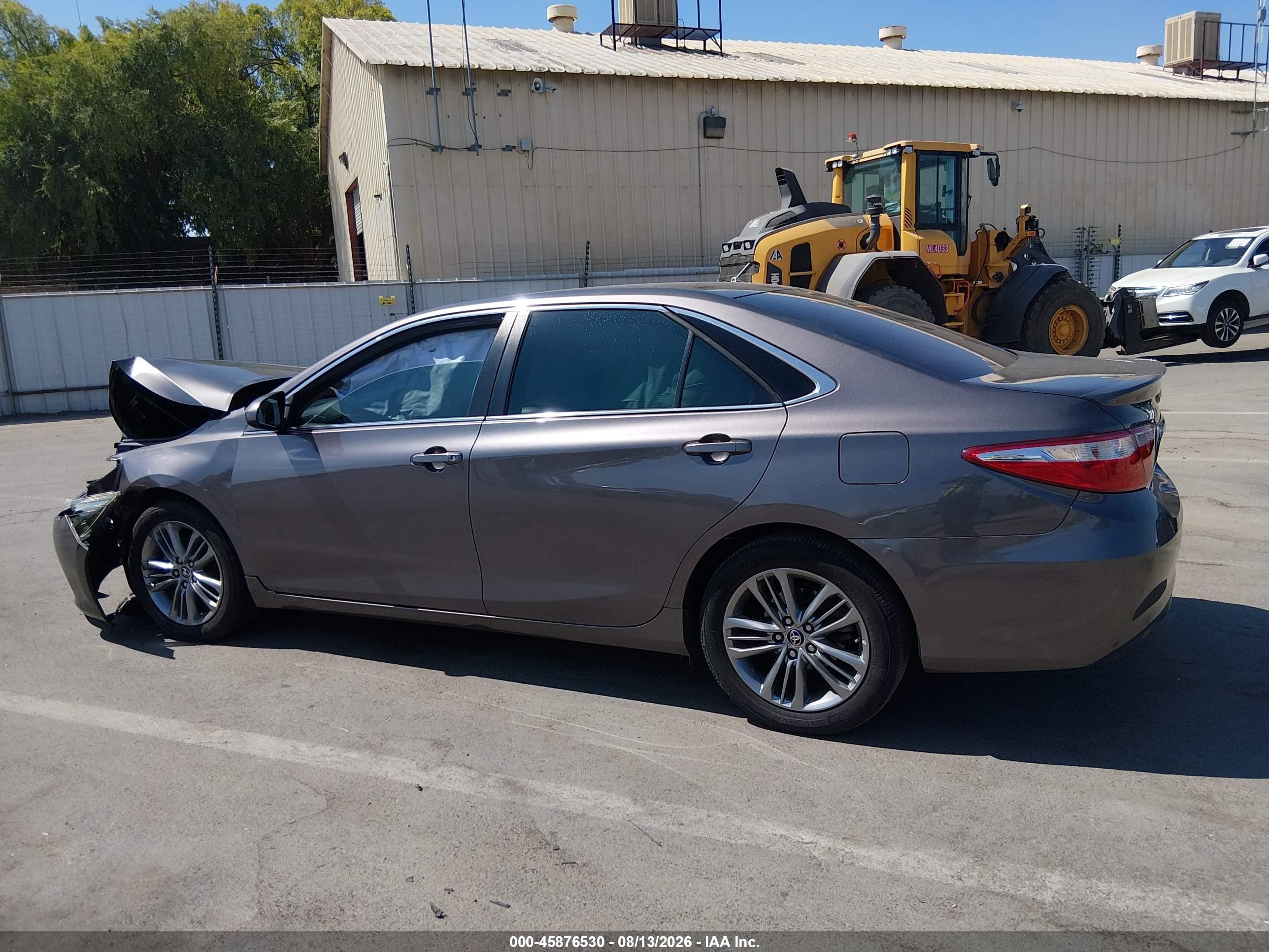 2015 Toyota Camry Se Gray vin: 4T1BF1FK1FU966070