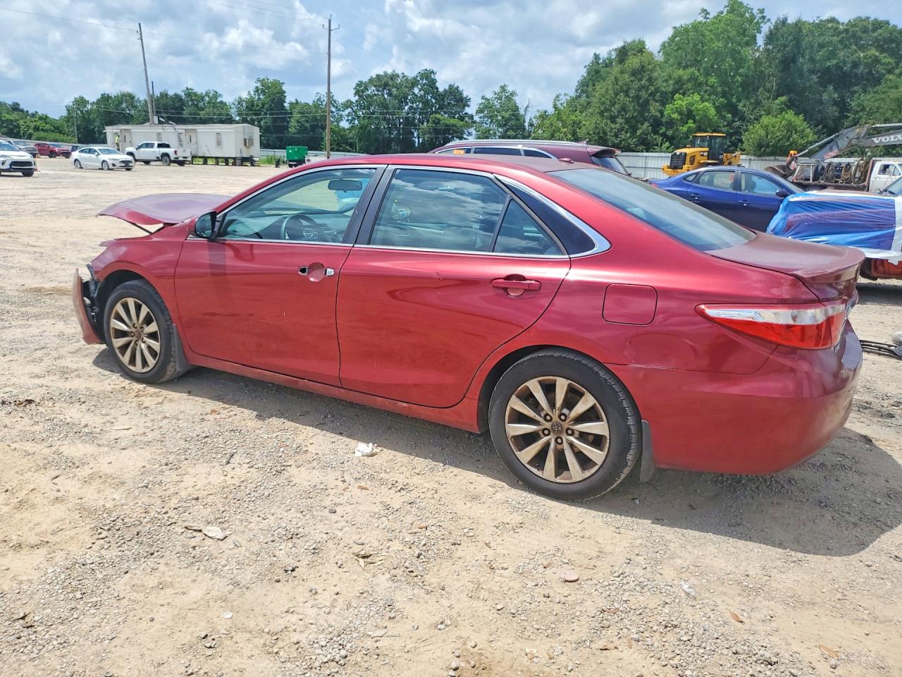 2015 Toyota Camry Xle Burgundy vin: 4T1BF1FK1FU971883