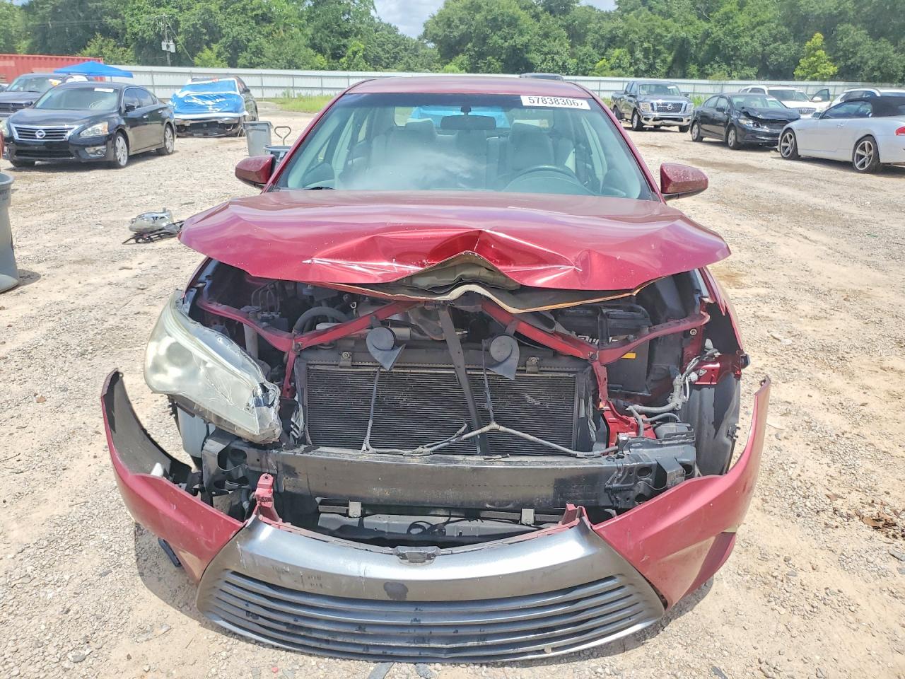 2015 Toyota Camry Xle Burgundy vin: 4T1BF1FK1FU971883