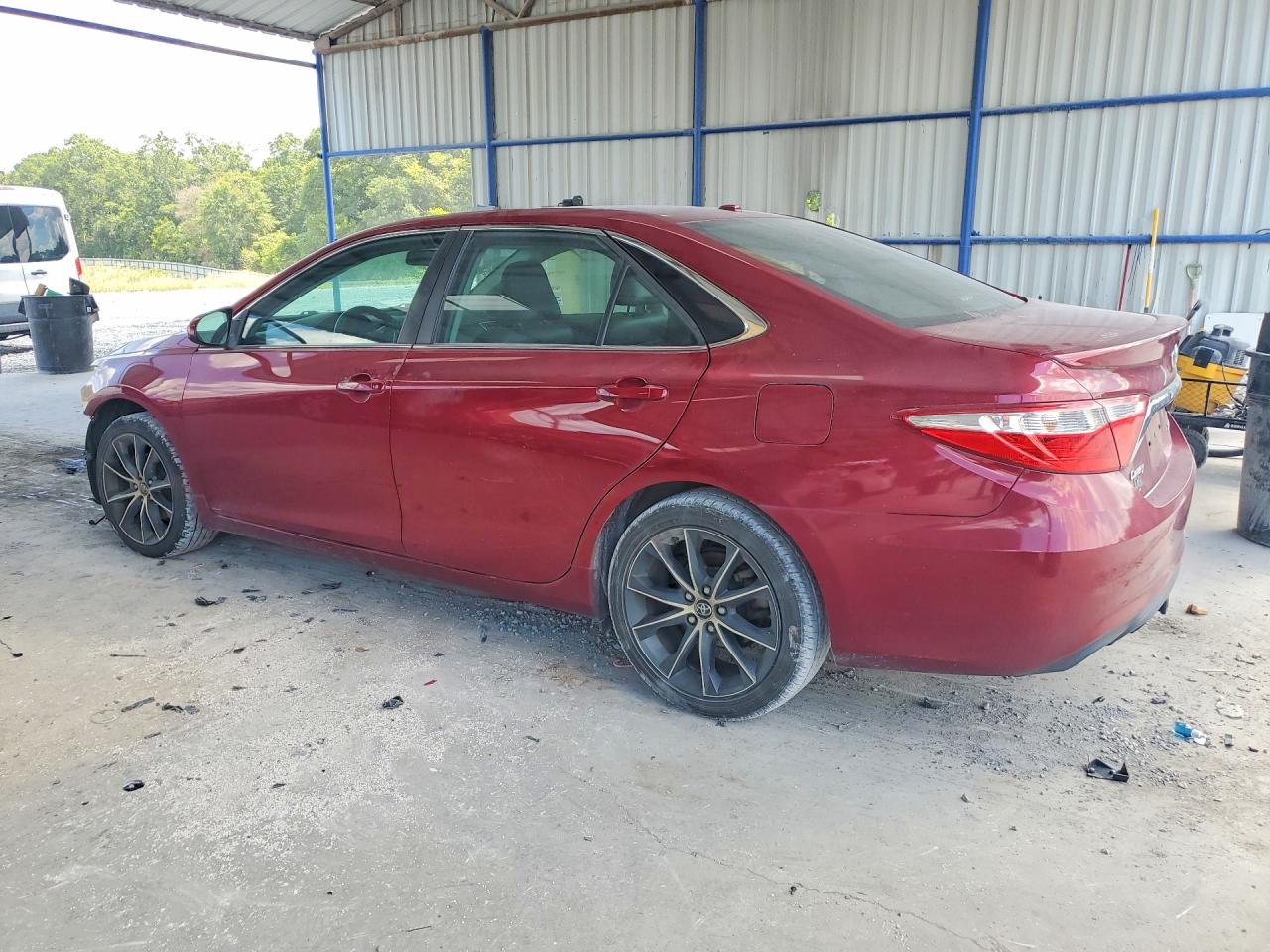 2015 Toyota Camry Xse Burgundy vin: 4T1BF1FK1FU972094