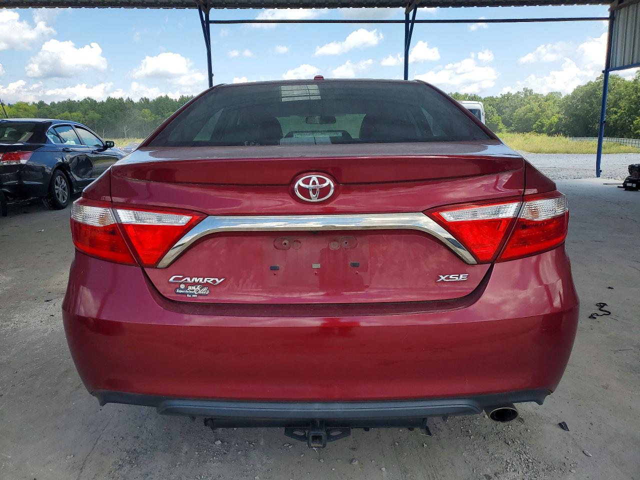 2015 Toyota Camry Xse Burgundy vin: 4T1BF1FK1FU972094