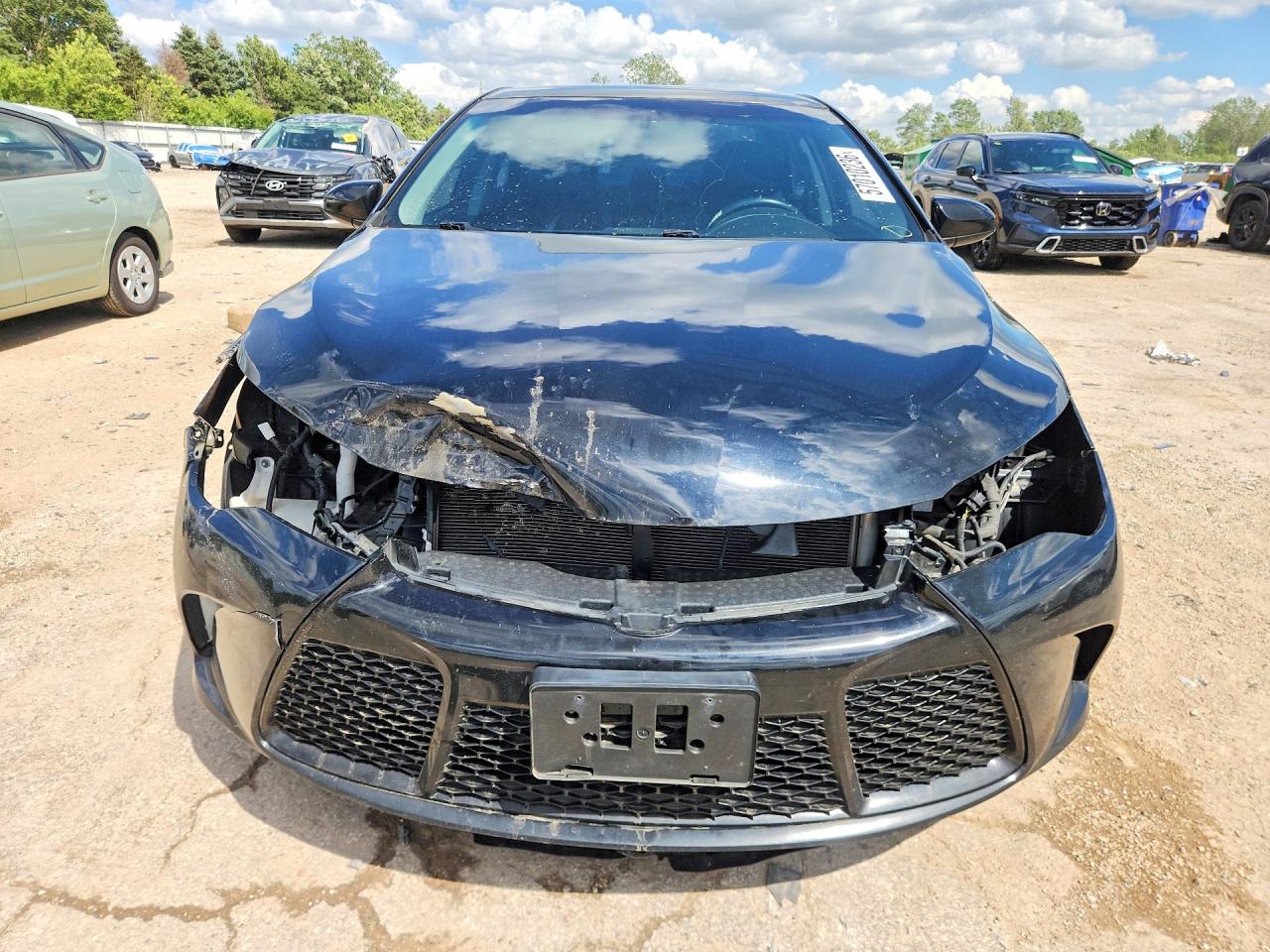 2015 Toyota Camry Se Black vin: 4T1BF1FK1FU978140