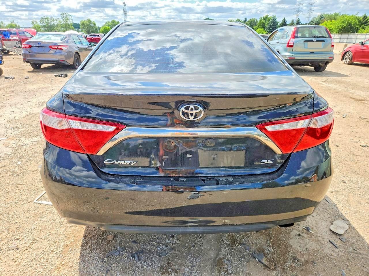 2015 Toyota Camry Se Black vin: 4T1BF1FK1FU978140