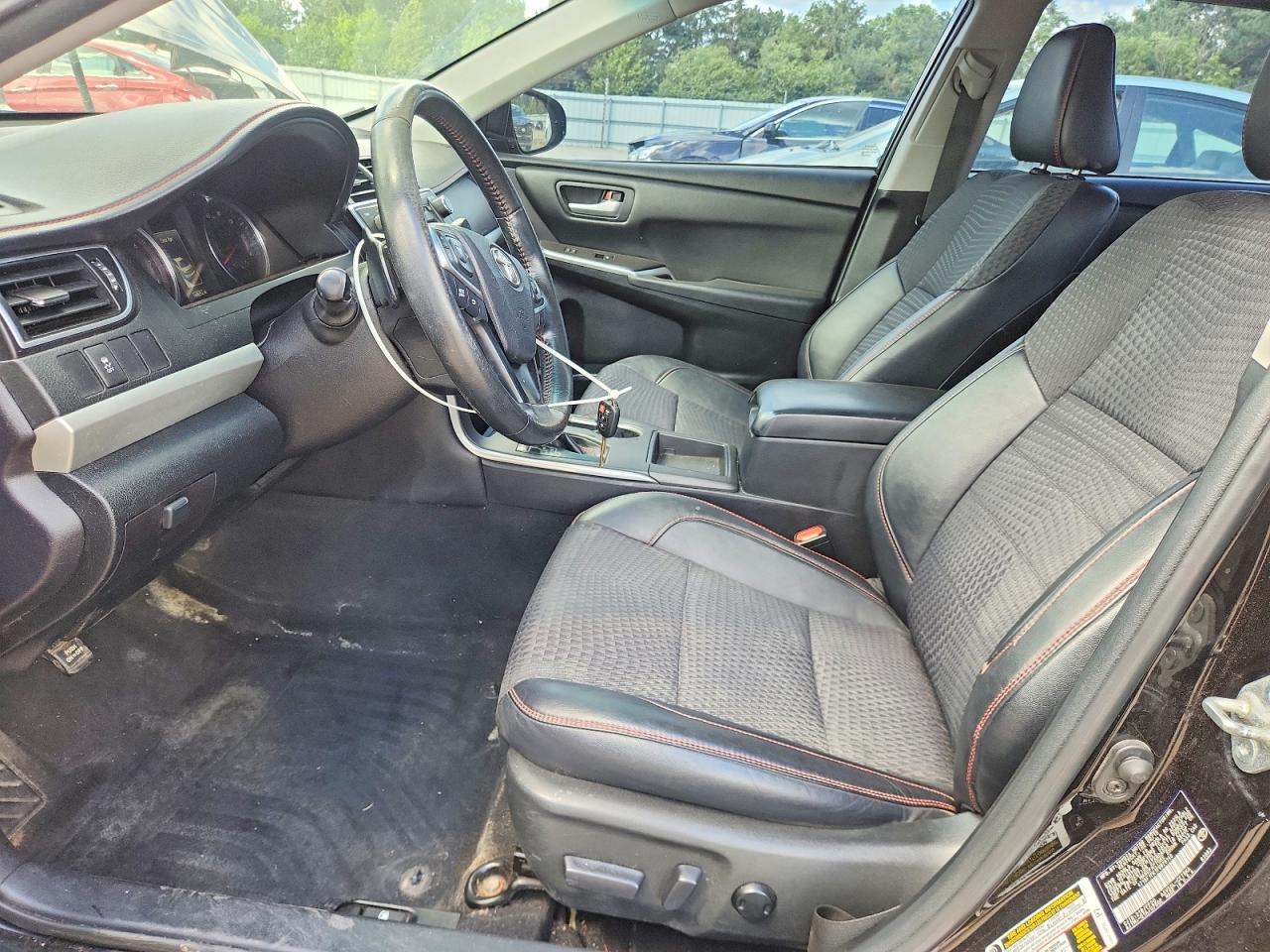 2015 Toyota Camry Se Black vin: 4T1BF1FK1FU978140