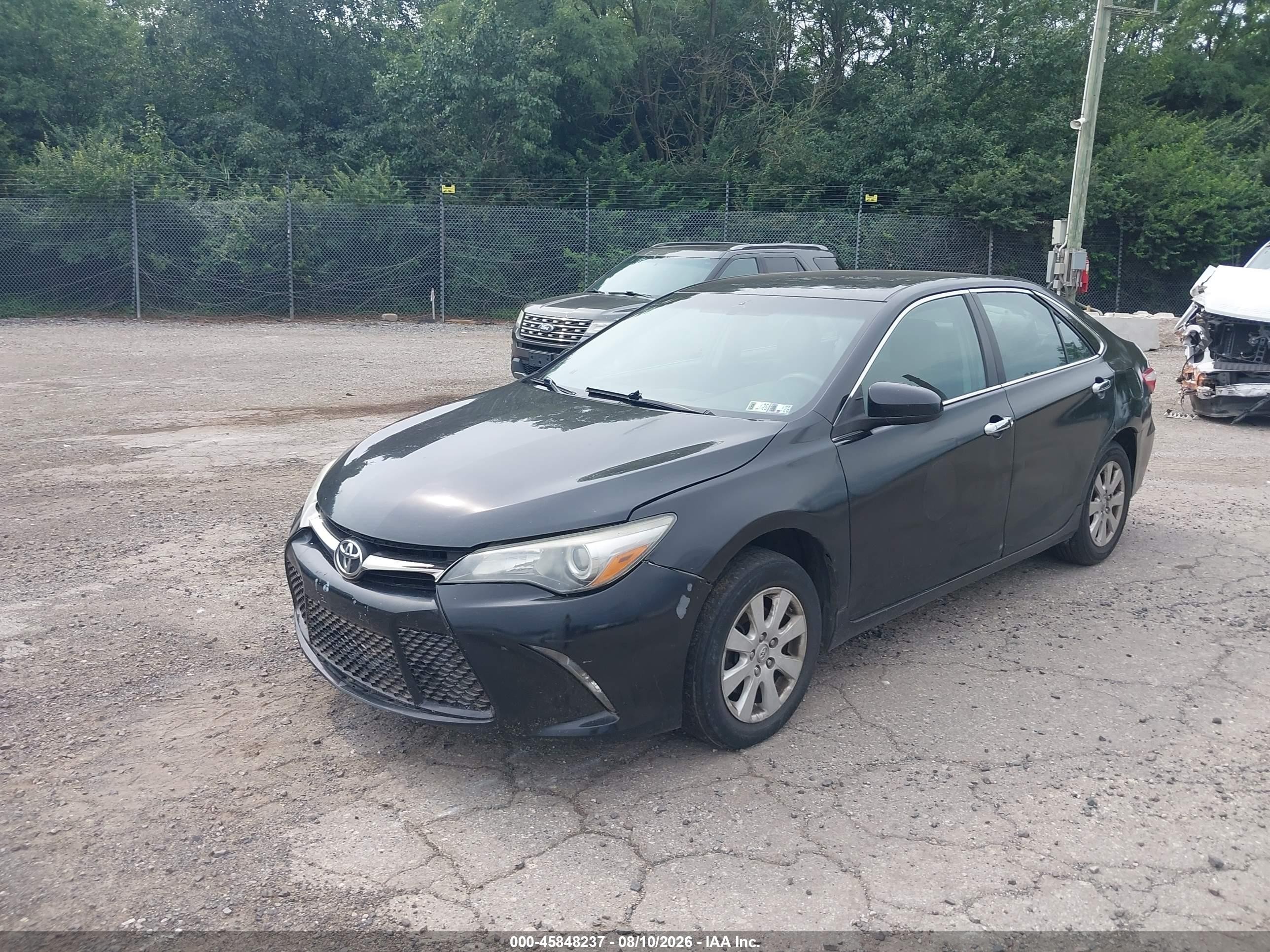 2015 Toyota Camry Se Black vin: 4T1BF1FK1FU982155