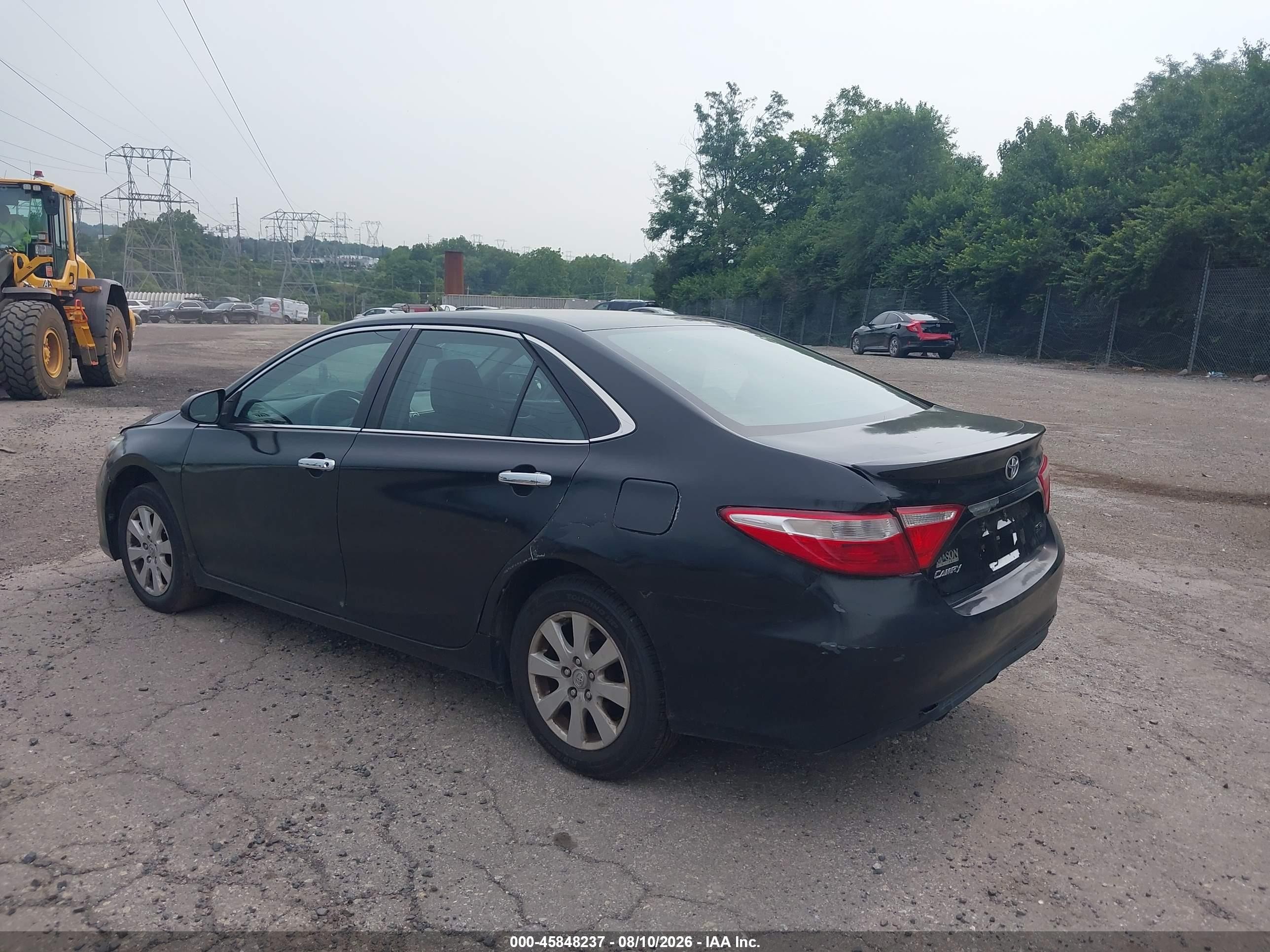 2015 Toyota Camry Se Black vin: 4T1BF1FK1FU982155