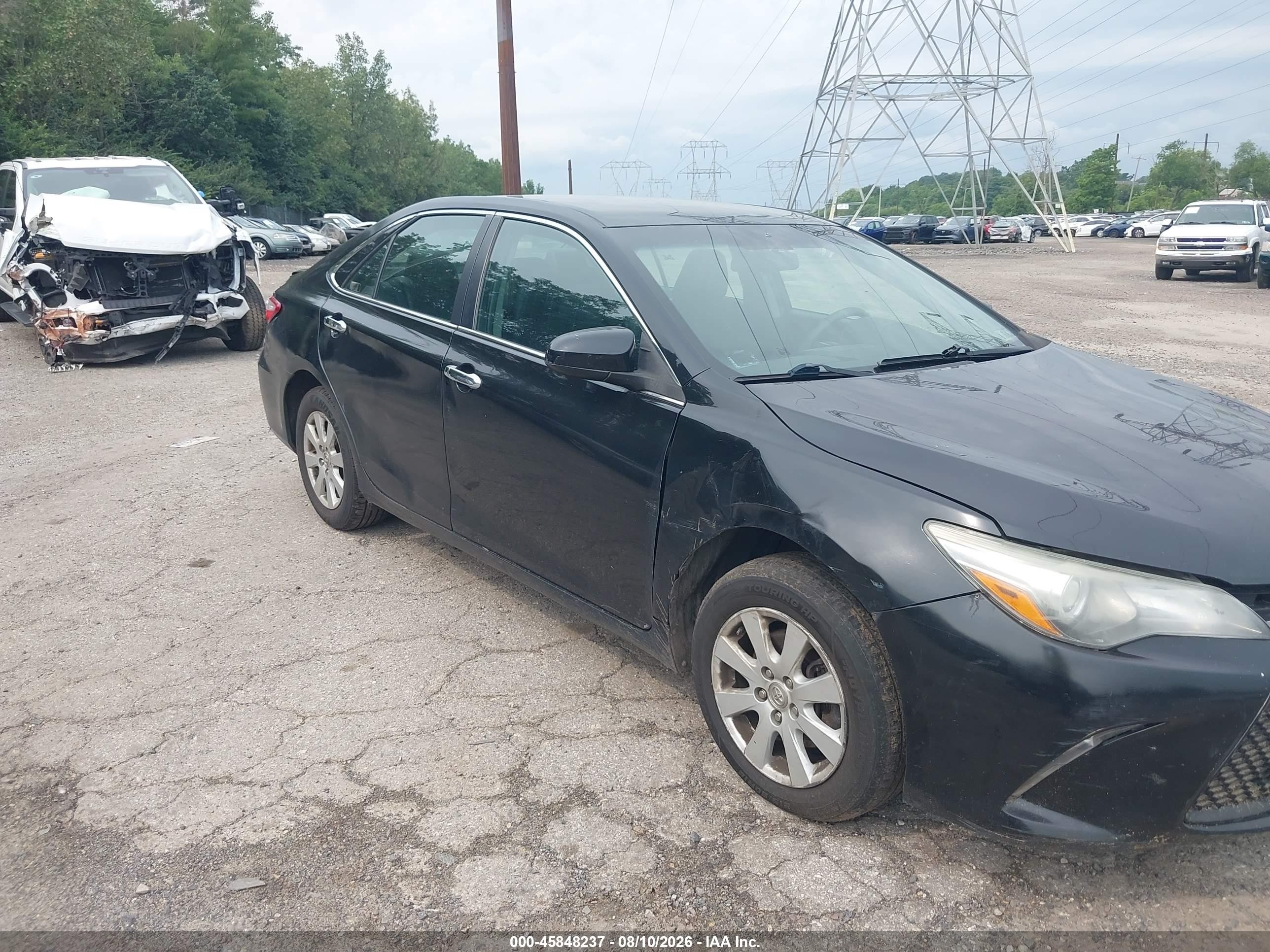 2015 Toyota Camry Se Black vin: 4T1BF1FK1FU982155