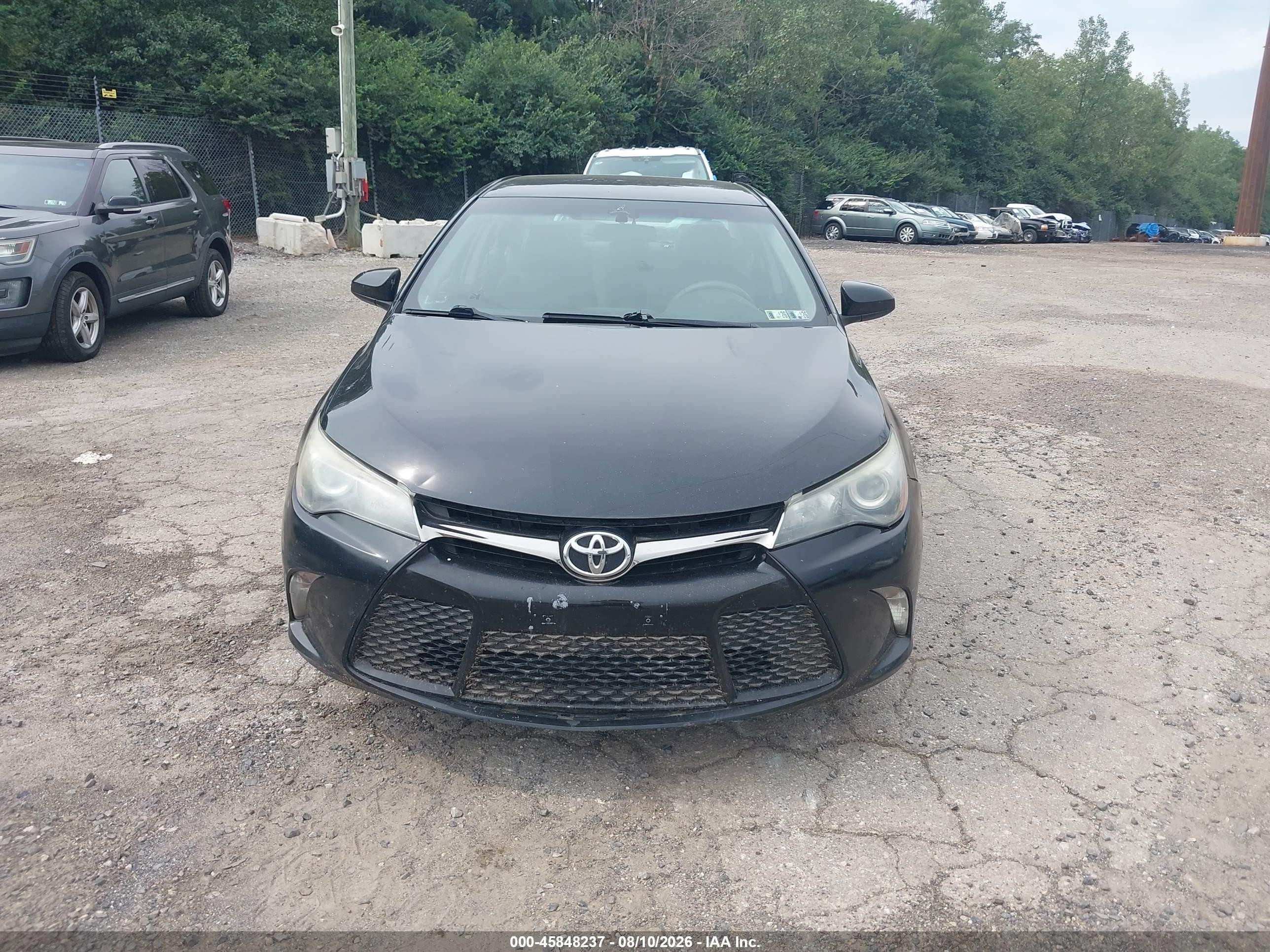 2015 Toyota Camry Se Black vin: 4T1BF1FK1FU982155