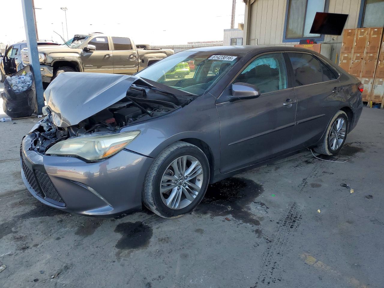 2015 Toyota Camry Se Gray vin: 4T1BF1FK1FU982477