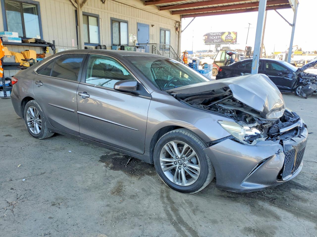 2015 Toyota Camry Se Gray vin: 4T1BF1FK1FU982477