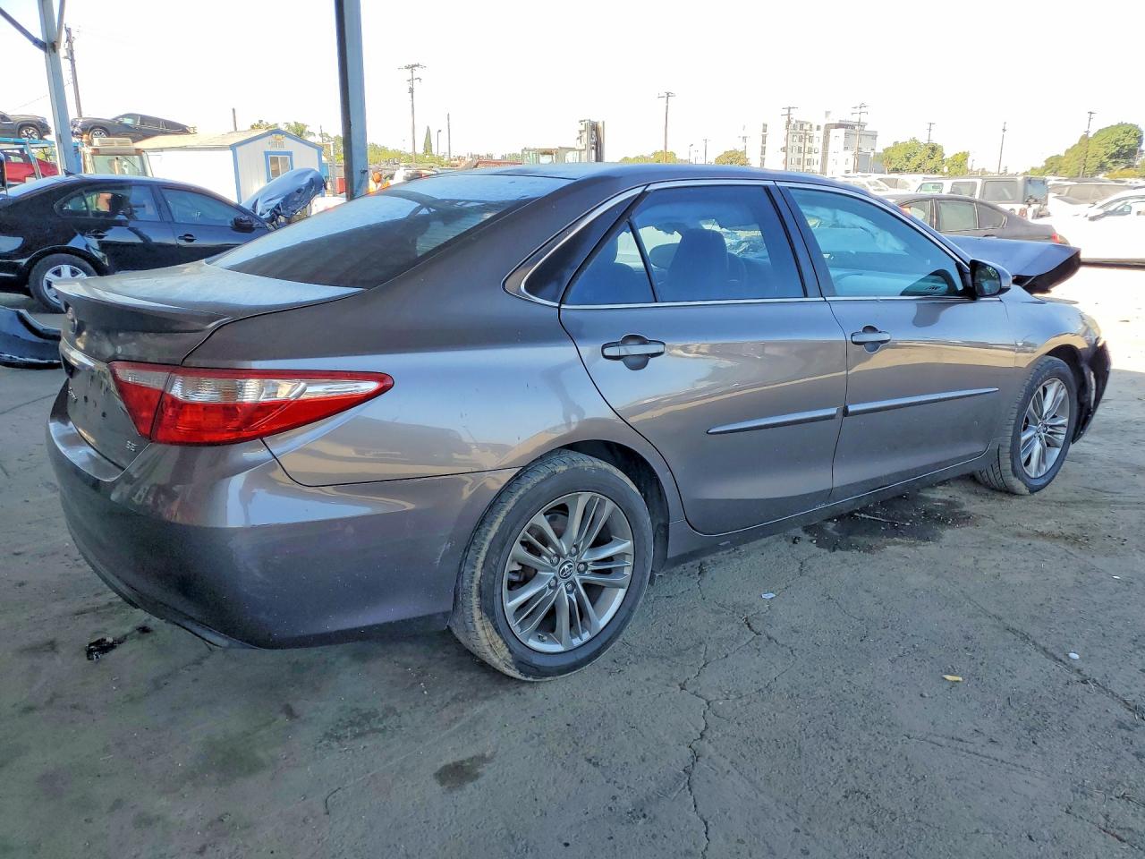 2015 Toyota Camry Se Gray vin: 4T1BF1FK1FU982477