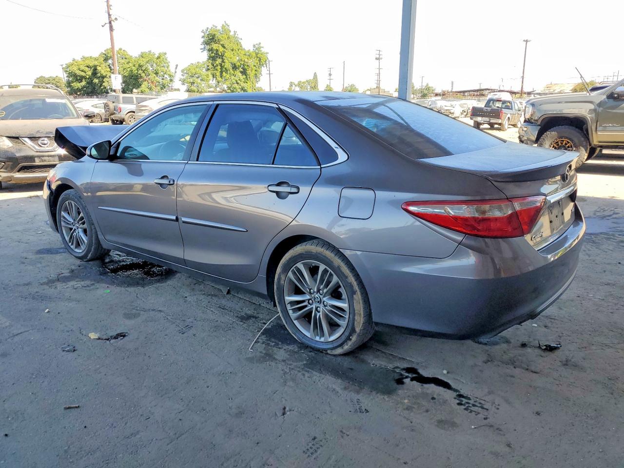 2015 Toyota Camry Se Gray vin: 4T1BF1FK1FU982477