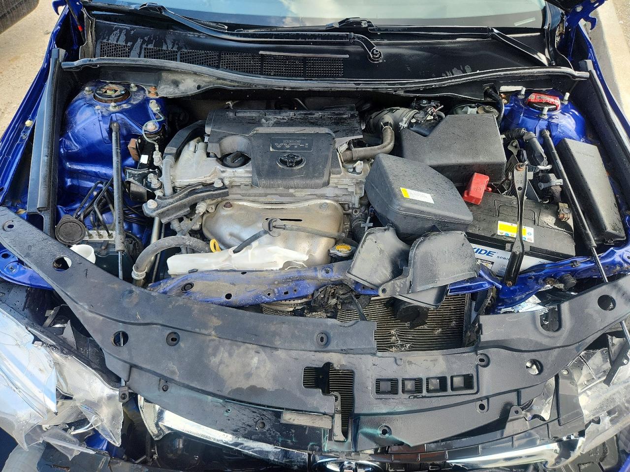 2015 Toyota Camry Se Blue vin: 4T1BF1FK1FU984665