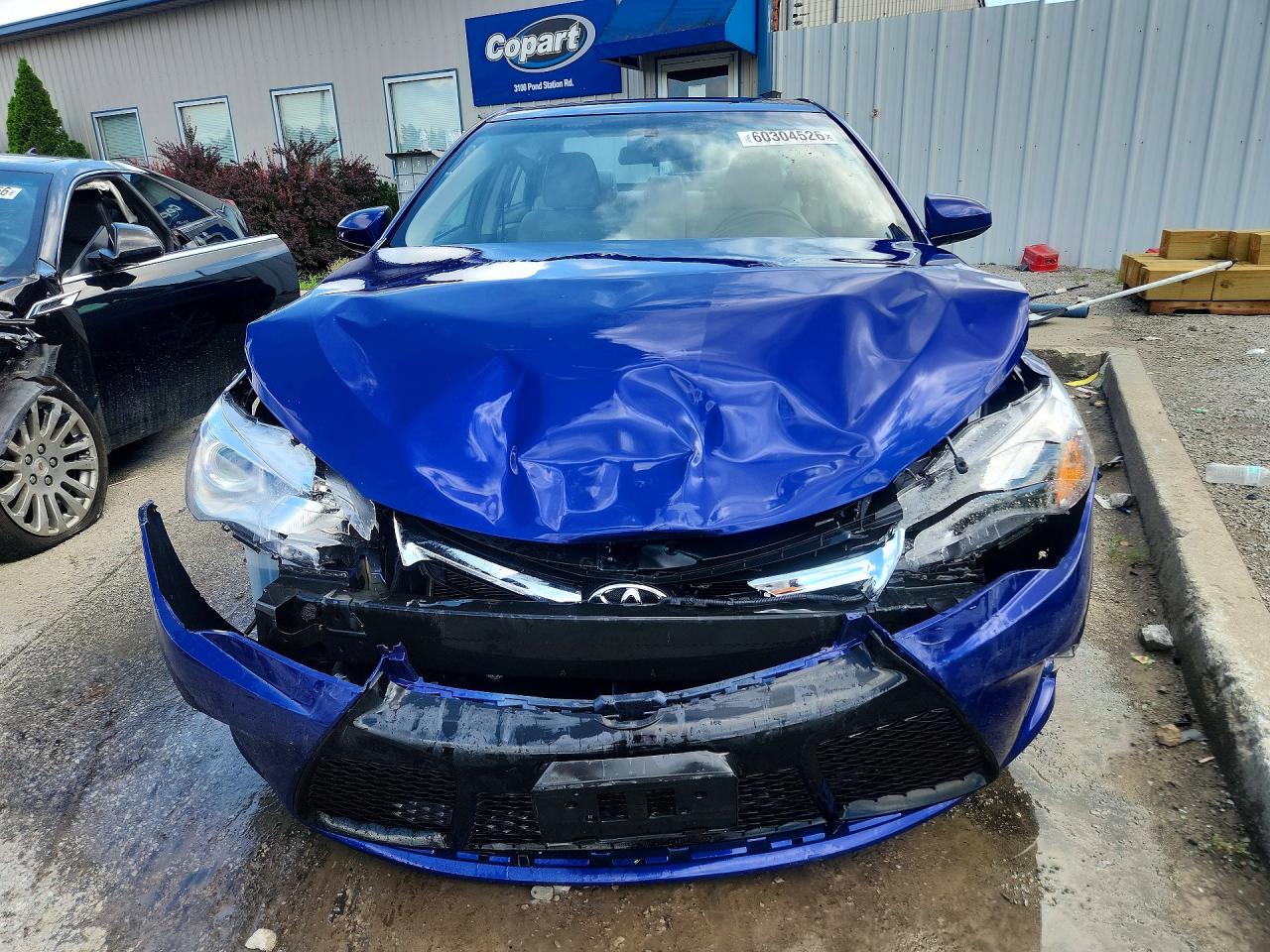 2015 Toyota Camry Se Blue vin: 4T1BF1FK1FU984665