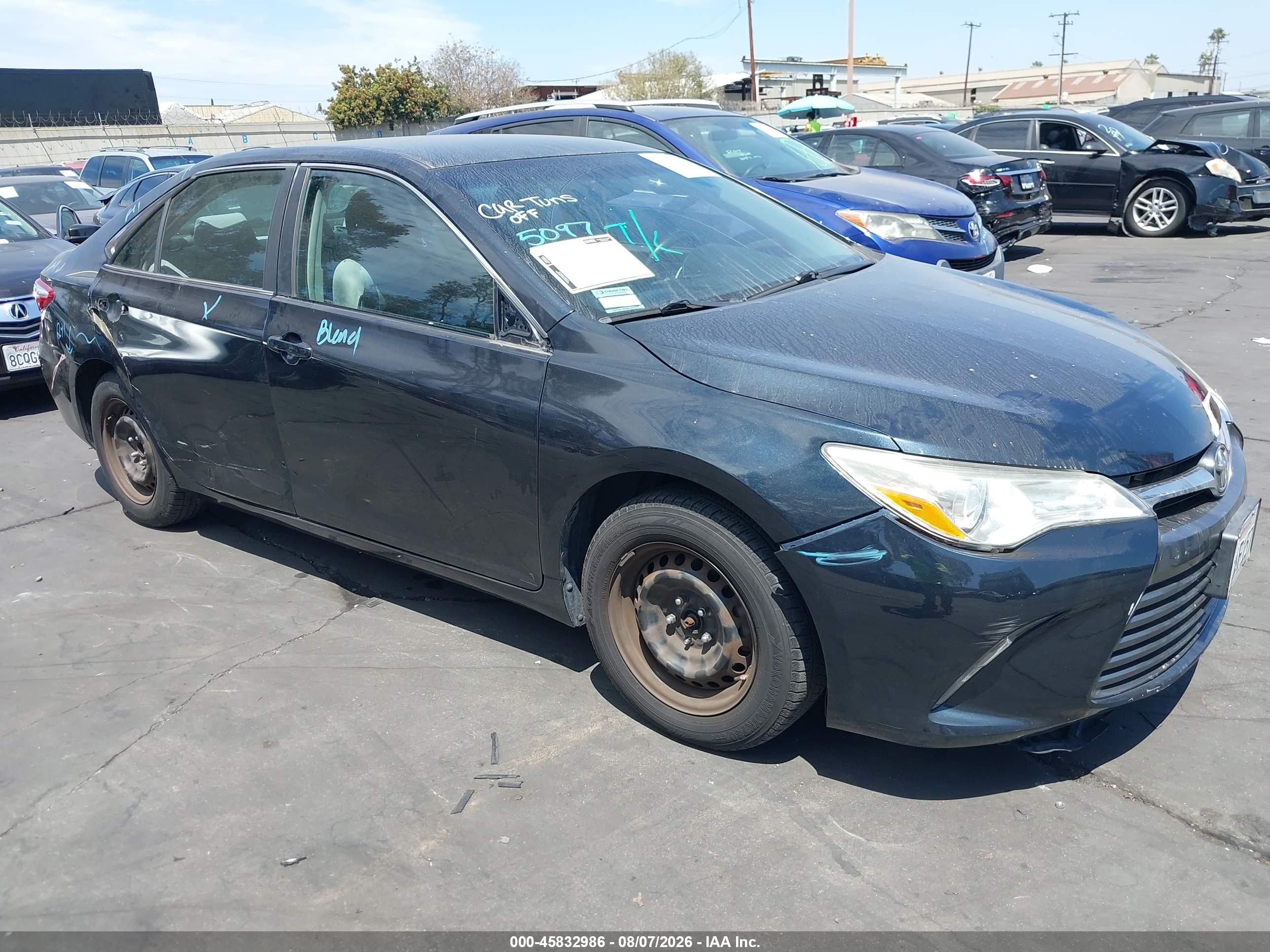 2015 Toyota Camry Le Green vin: 4T1BF1FK1FU986142