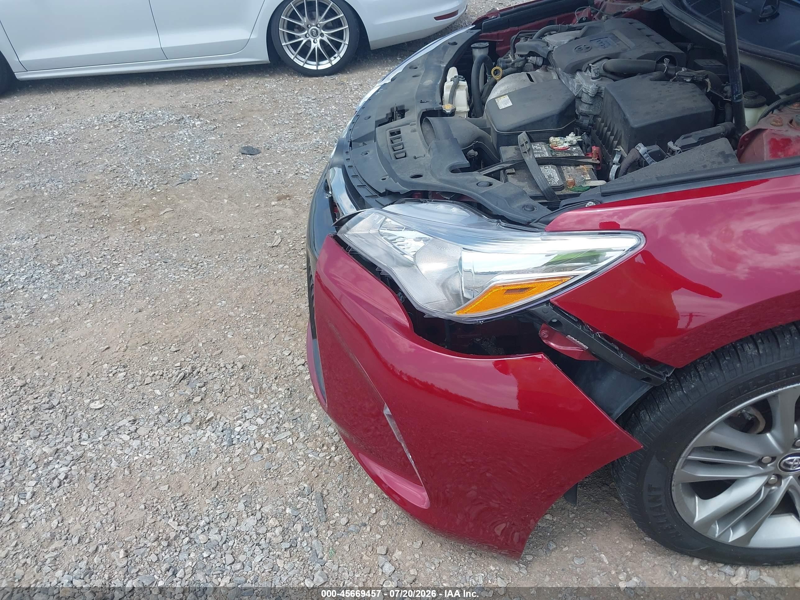 2015 Toyota Camry Se Red vin: 4T1BF1FK1FU987176