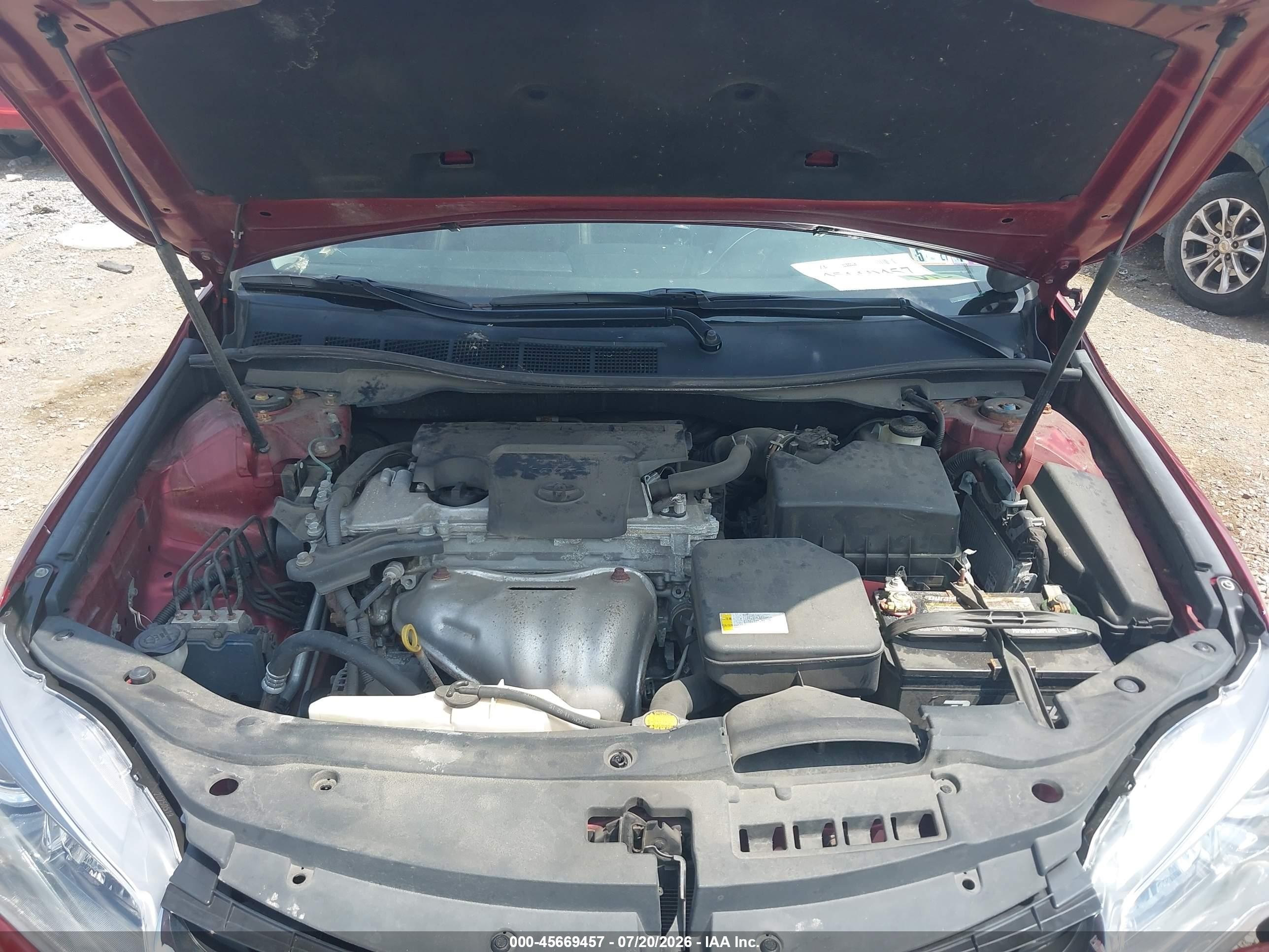 2015 Toyota Camry Se Red vin: 4T1BF1FK1FU987176