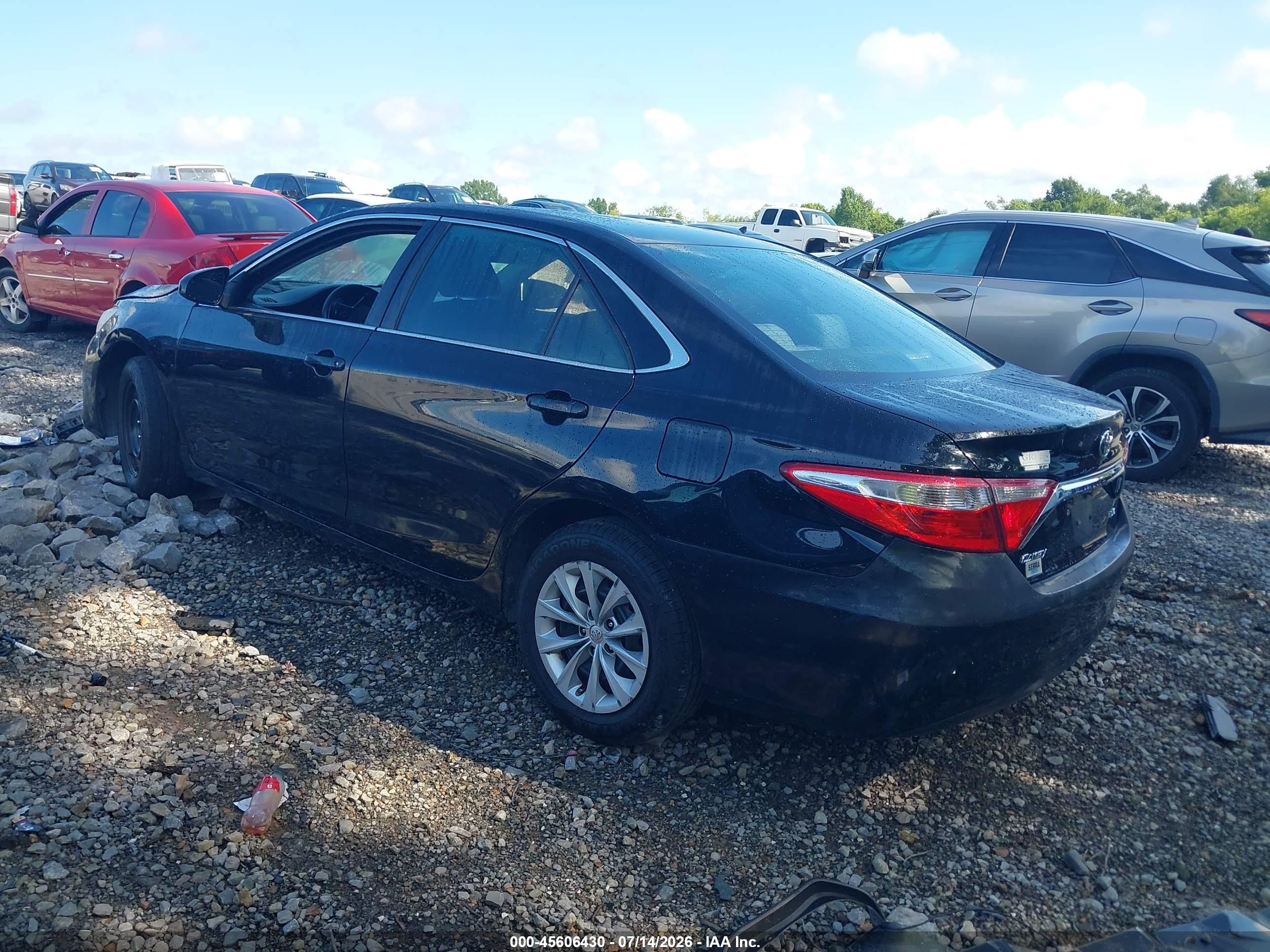 2015 Toyota Camry Le Black vin: 4T1BF1FK1FU991339