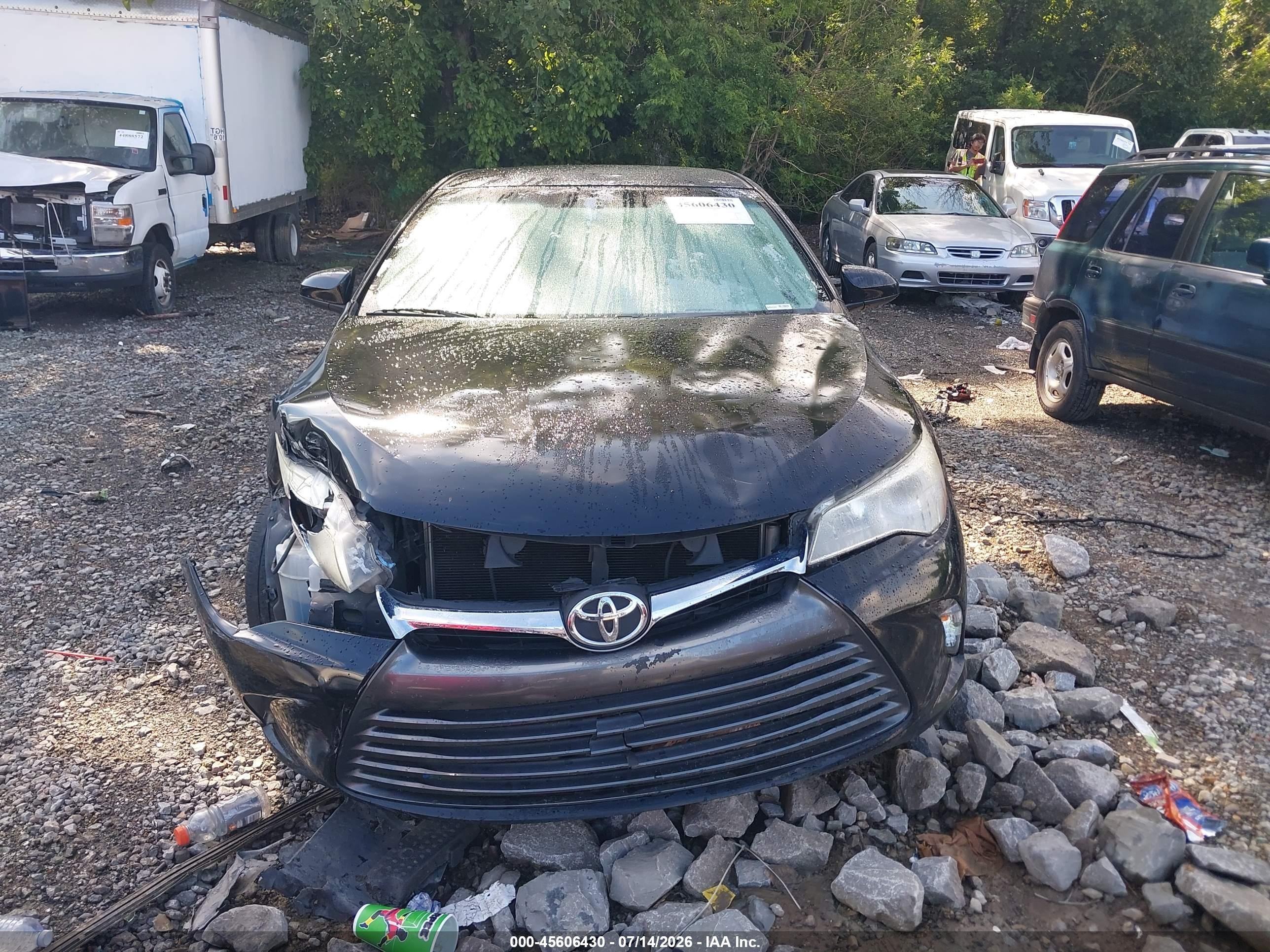2015 Toyota Camry Le Black vin: 4T1BF1FK1FU991339