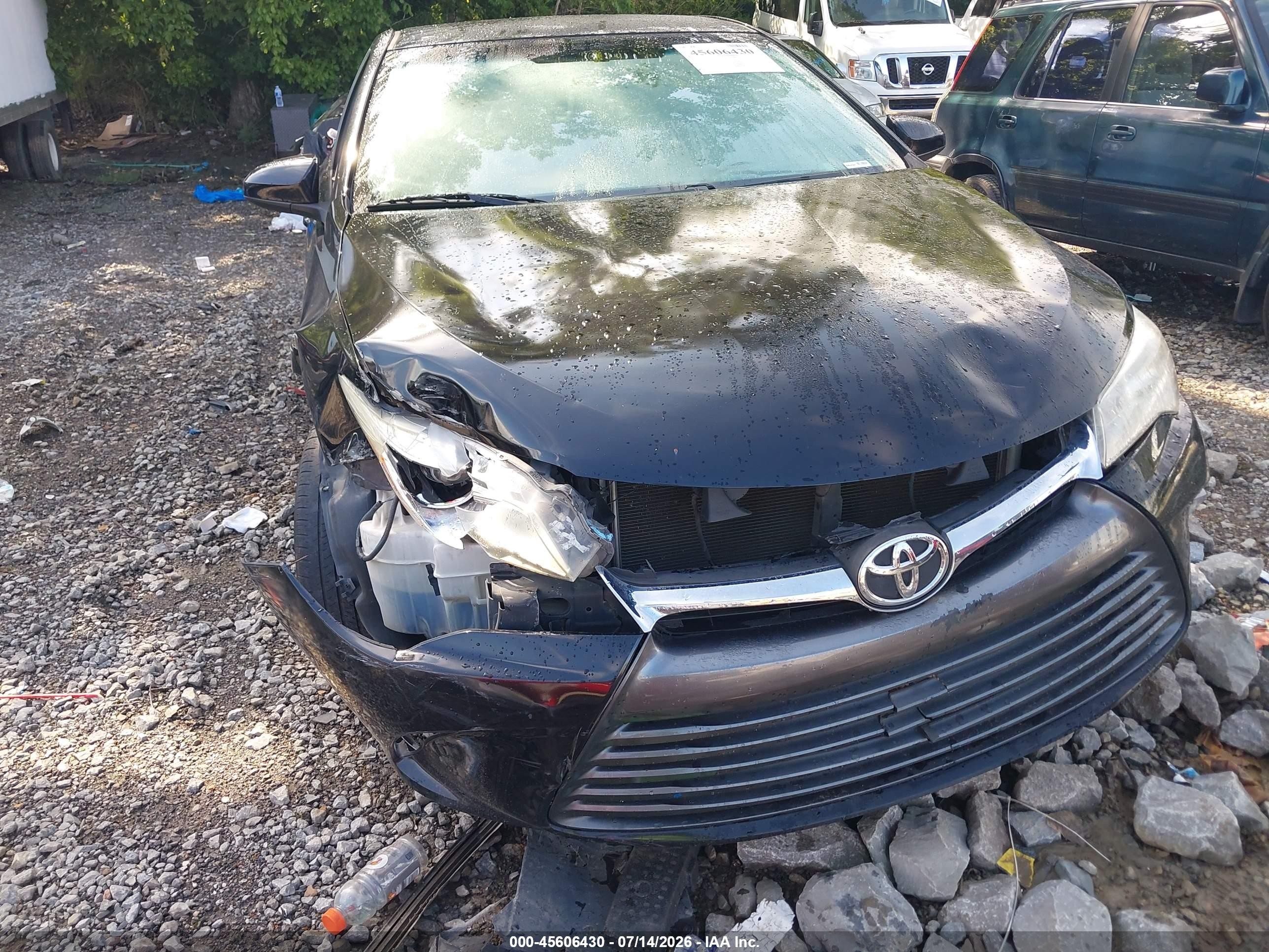 2015 Toyota Camry Le Black vin: 4T1BF1FK1FU991339
