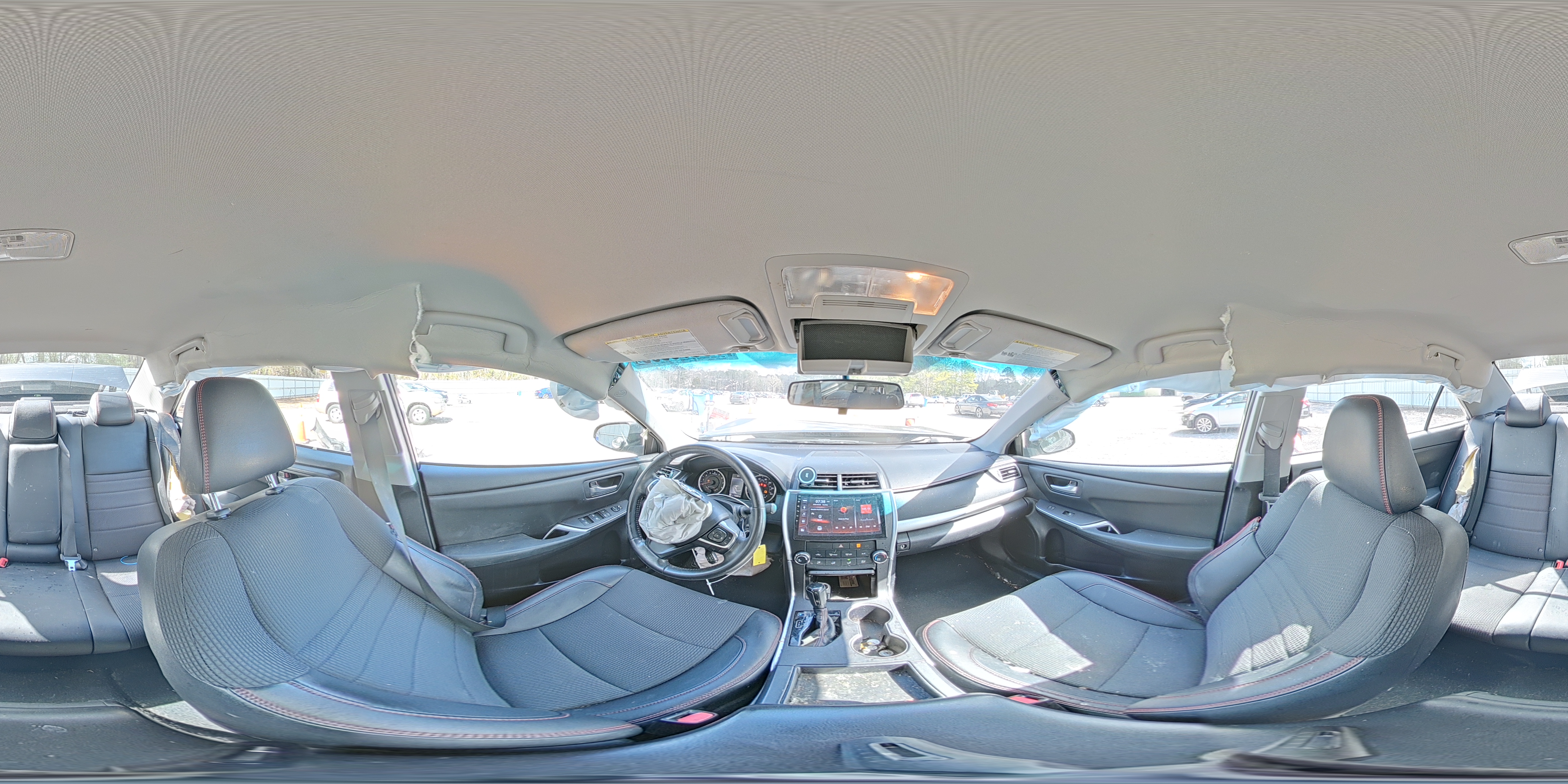 2016 Toyota Camry Se Gray vin: 4T1BF1FK1GU124489