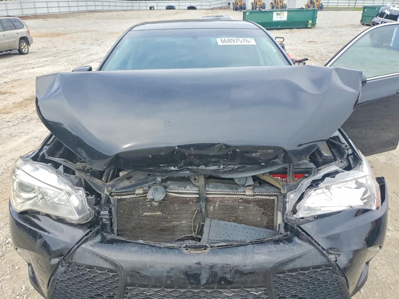 2016 Toyota Camry Se Черный vin: 4T1BF1FK1GU124962