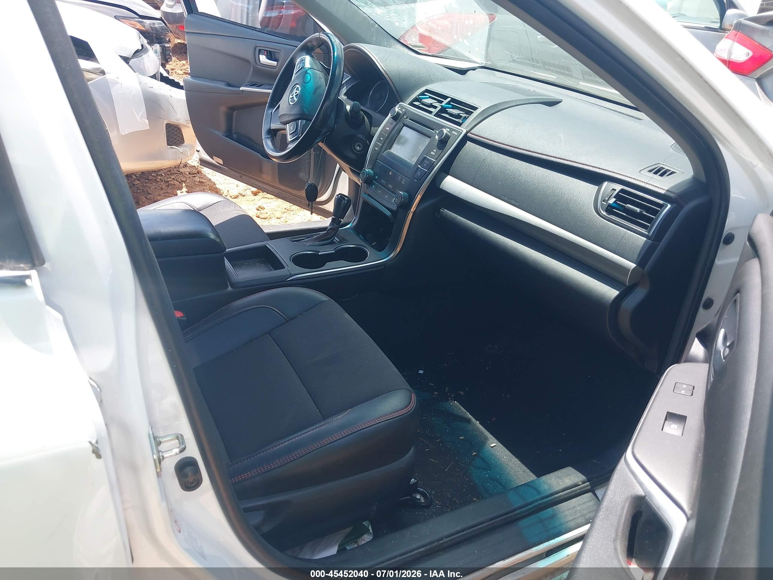 2016 Toyota Camry Se Белый vin: 4T1BF1FK1GU549601