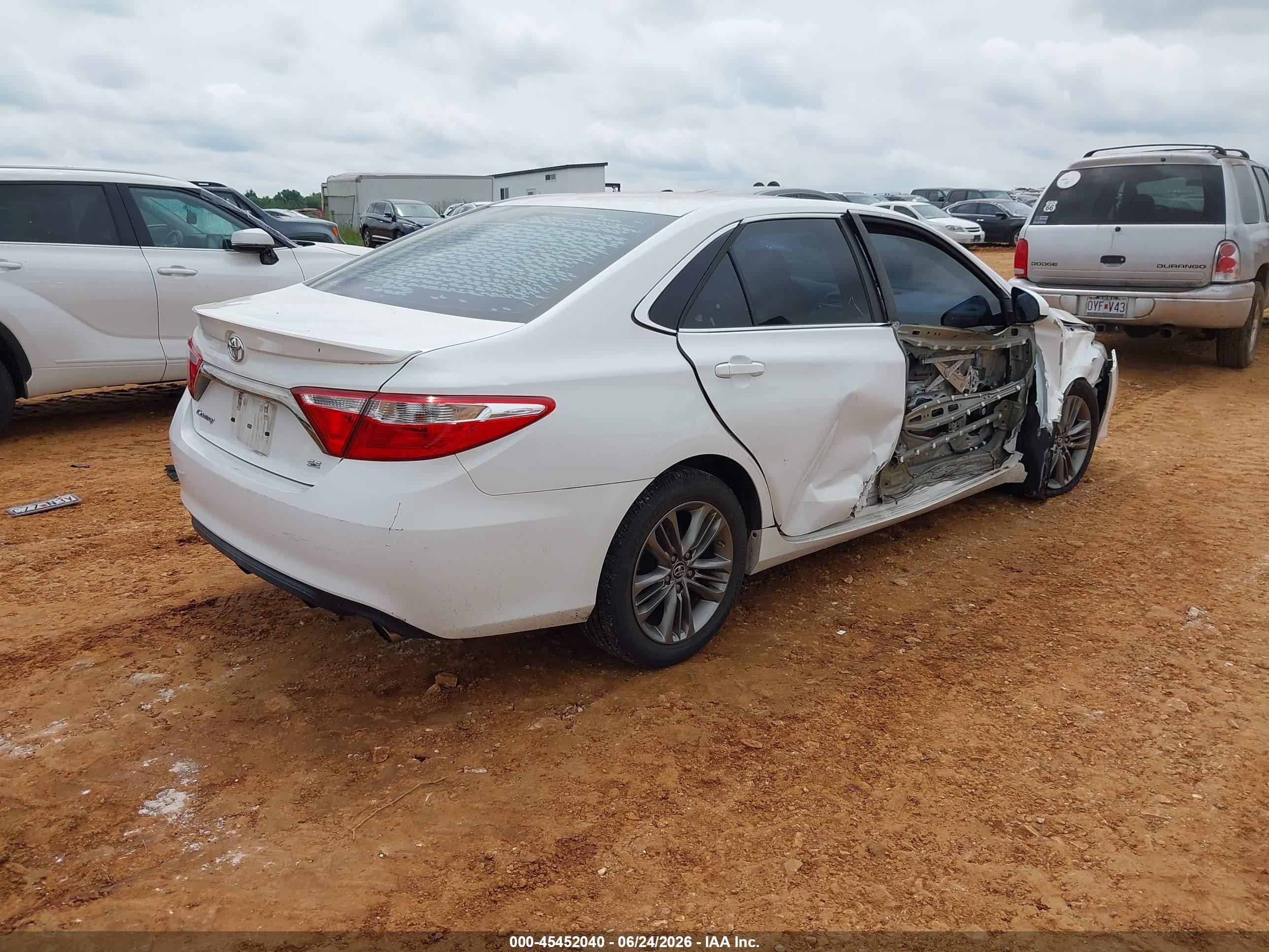 2016 Toyota Camry Se Белый vin: 4T1BF1FK1GU549601