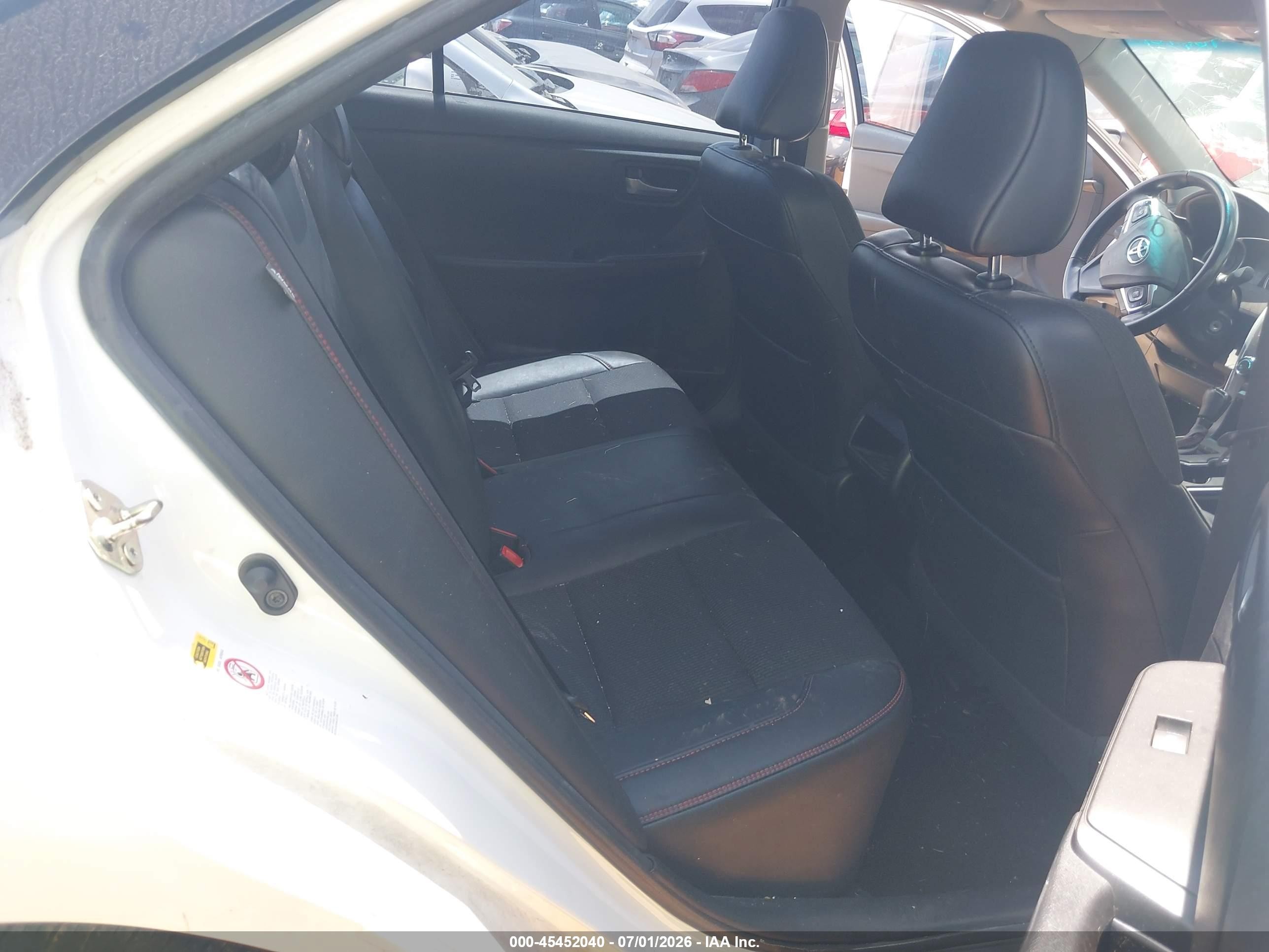 2016 Toyota Camry Se Белый vin: 4T1BF1FK1GU549601